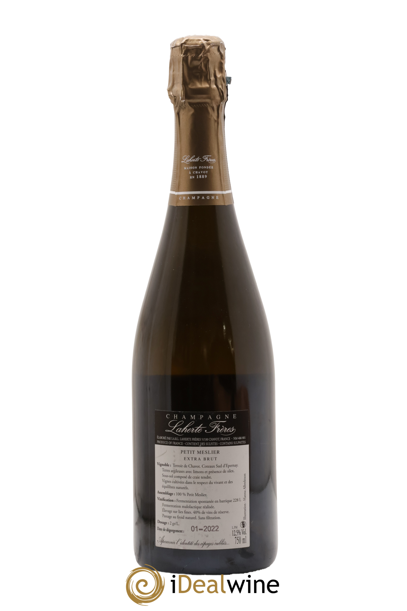 Petit Meslier Extra-Brut Laherte Frères - Lot de 1 bouteille - 1