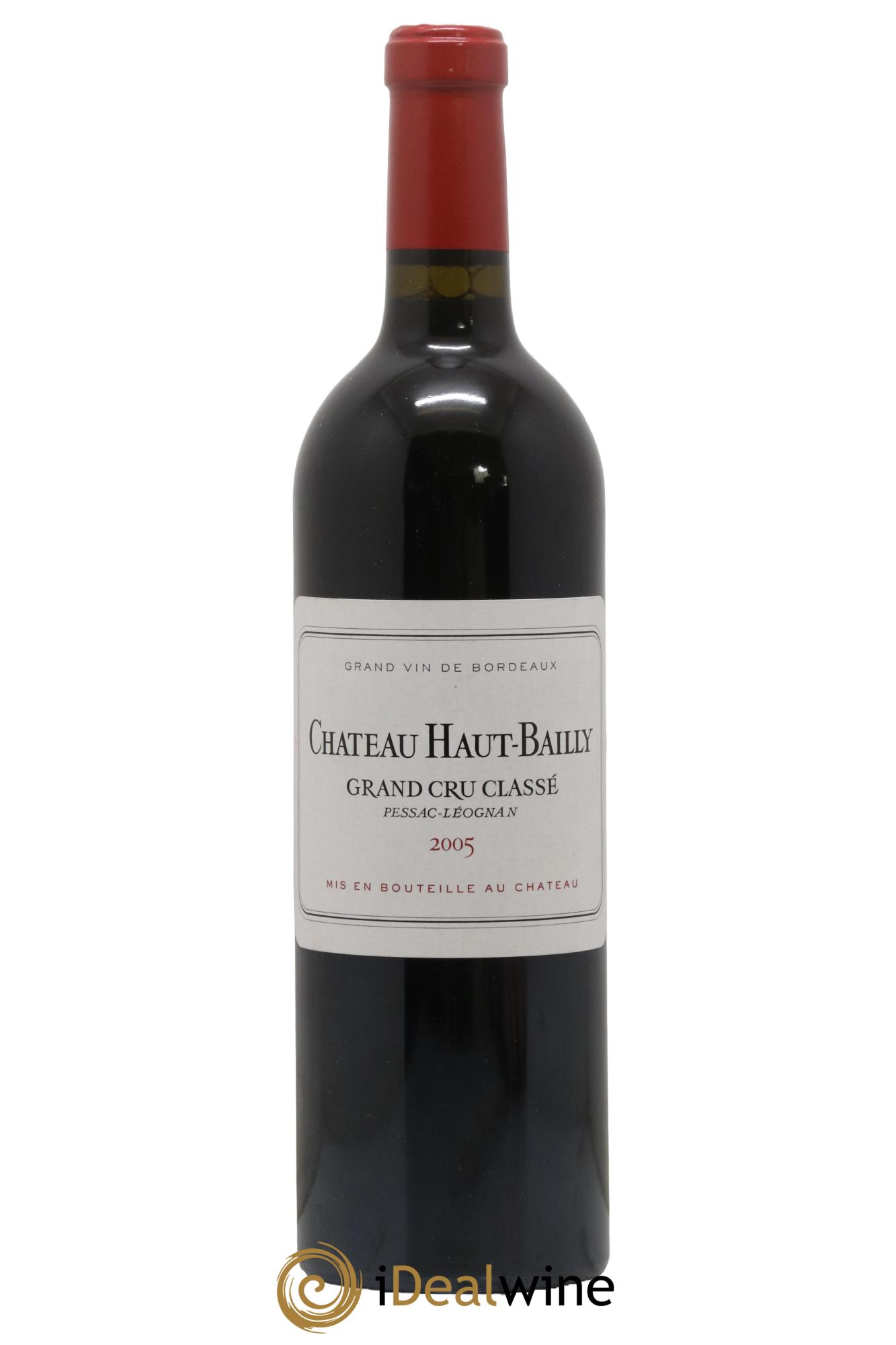 Château Haut-Bailly Cru Classé de Graves 2005 - Lot de 1 bouteille - 0
