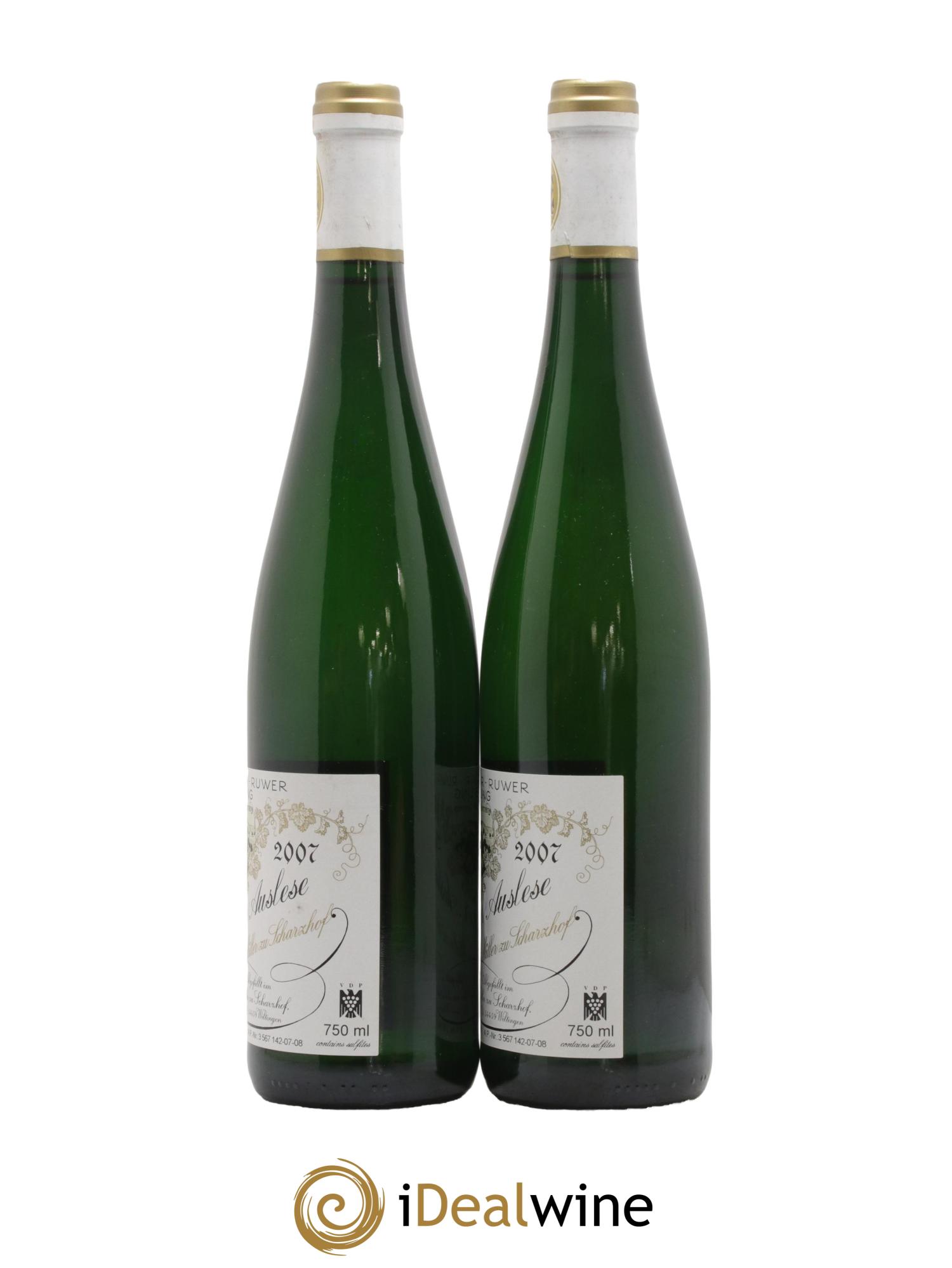 Riesling Scharzhofberger Auslese Egon Muller 2007 - Lot of 2 bottles - 1