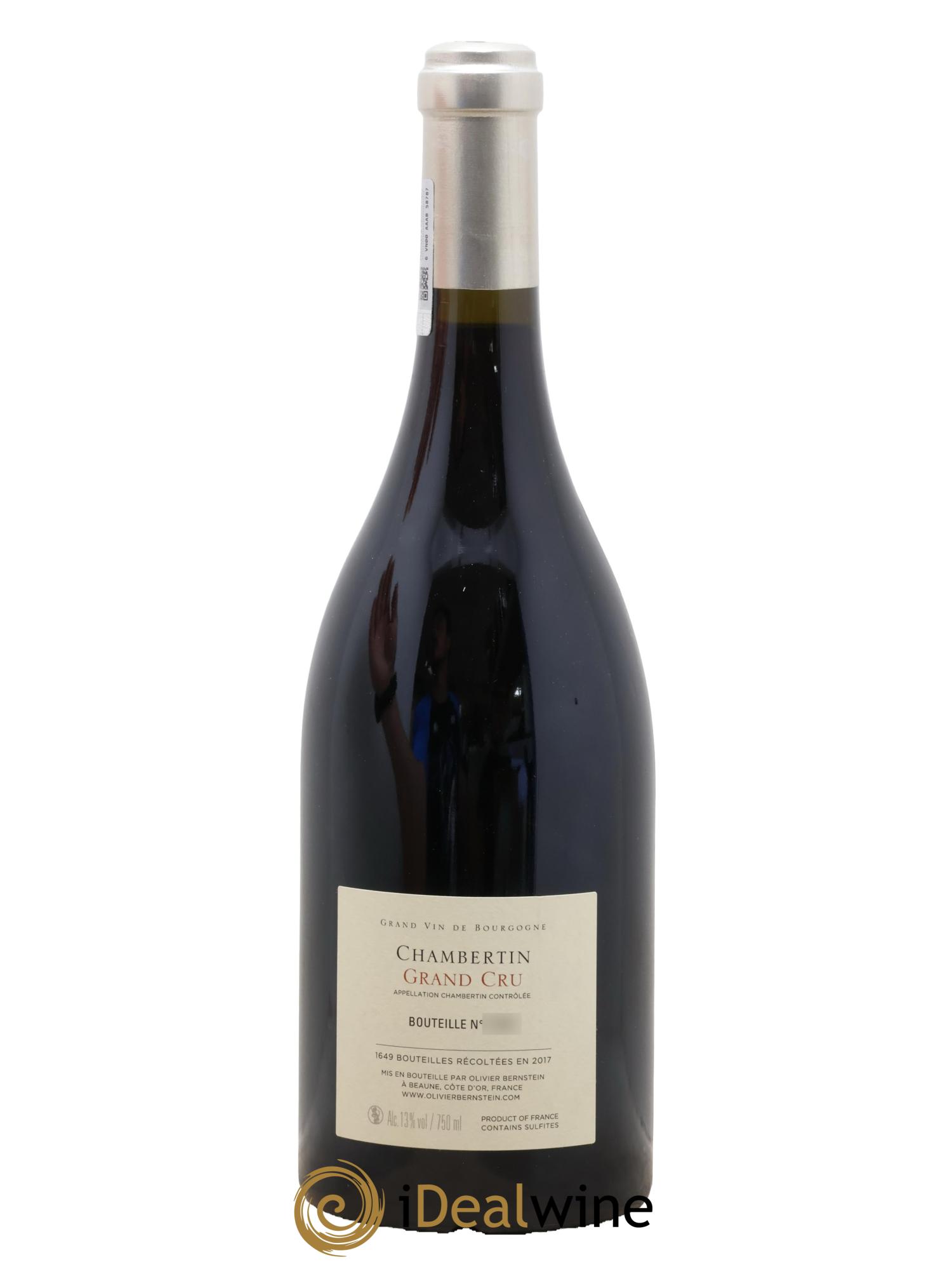 Chambertin Grand Cru Olivier Bernstein  2017 - Lot of 1 bottle - 1