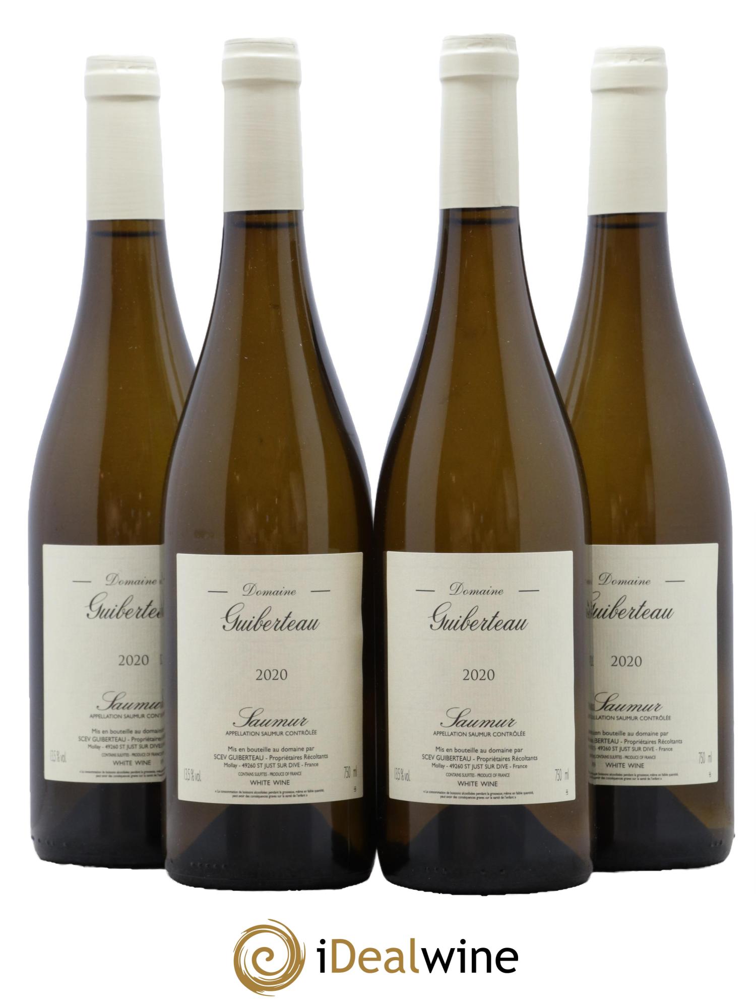 Saumur Domaine Guiberteau 2020 - Posten von 4 Flaschen - 0