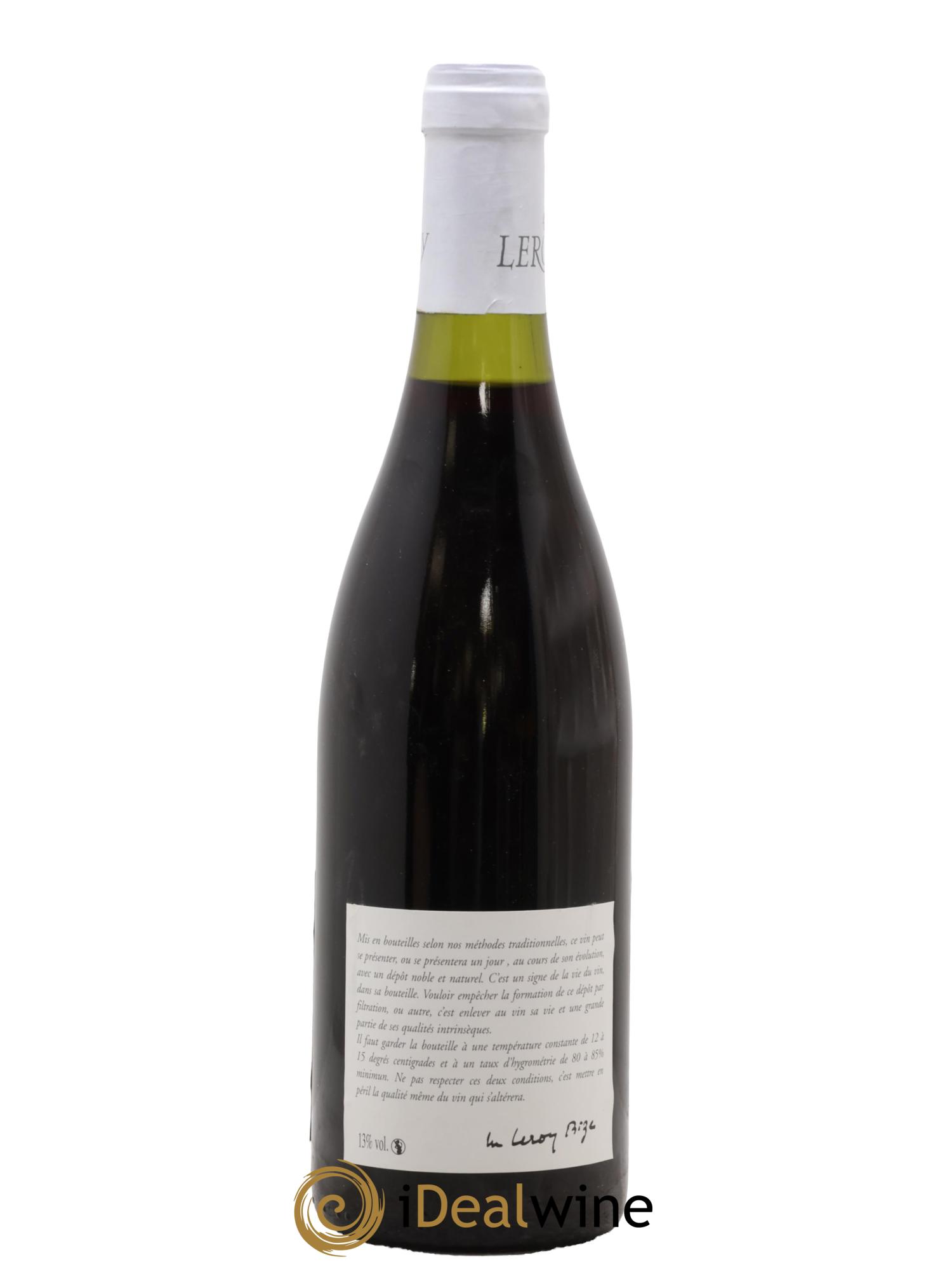 Vosne-Romanée Leroy SA  2009 - Posten von 1 Flasche - 1