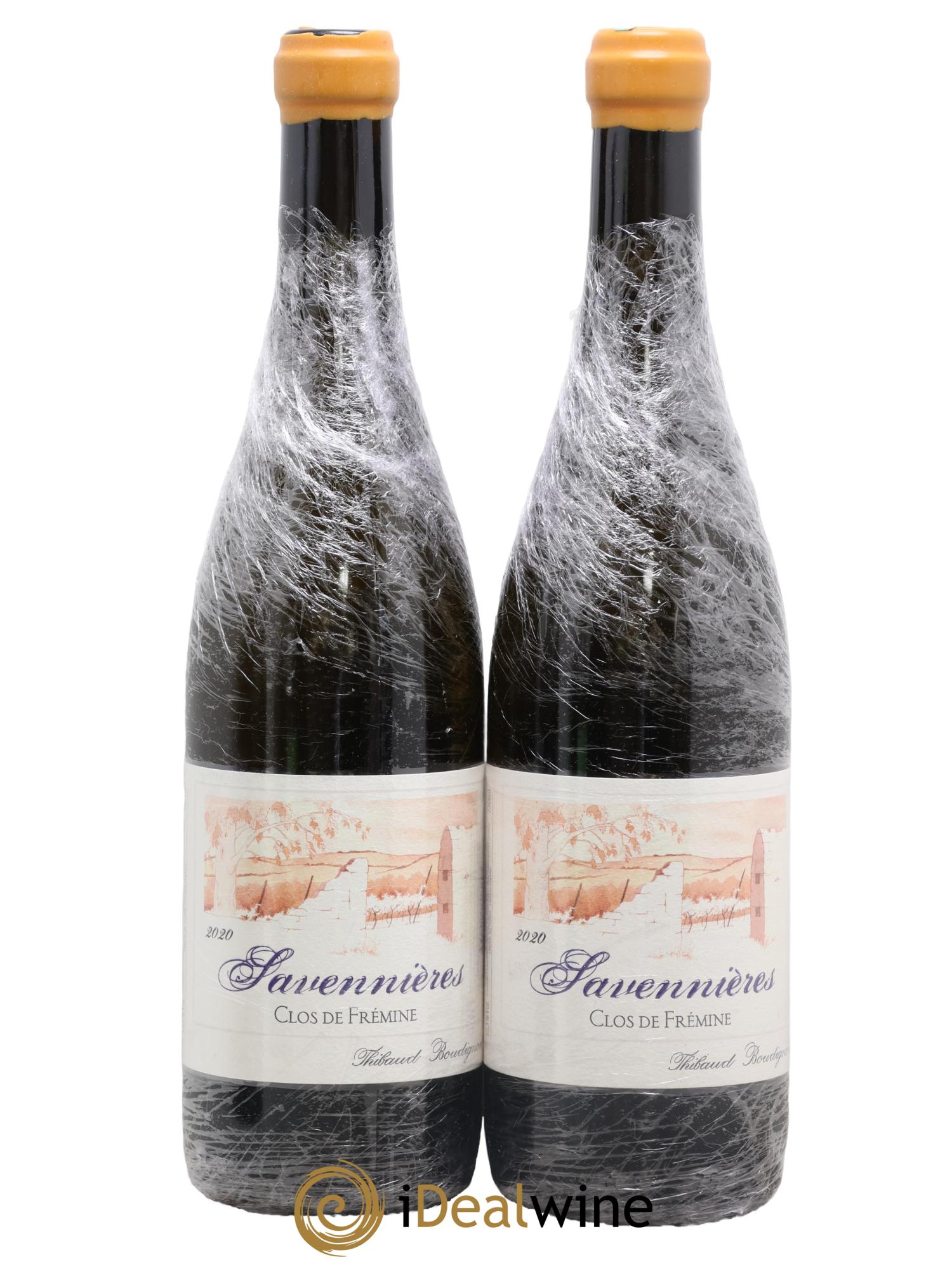 Savennières Clos de Frémine Thibaud Boudignon 2020 - Lot de 2 bouteilles - 0
