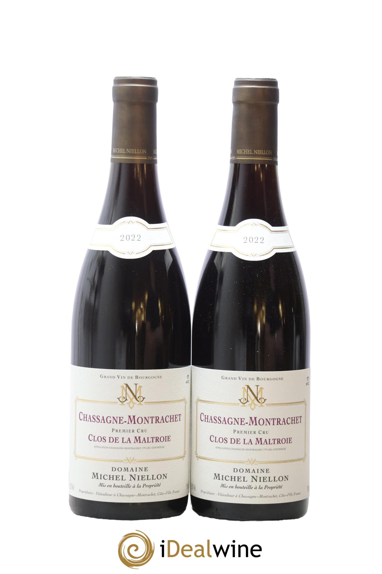 Chassagne-Montrachet 1er Cru Clos de la Maltroie Michel Niellon (Domaine) 2022 - Lot de 2 bouteilles - 0