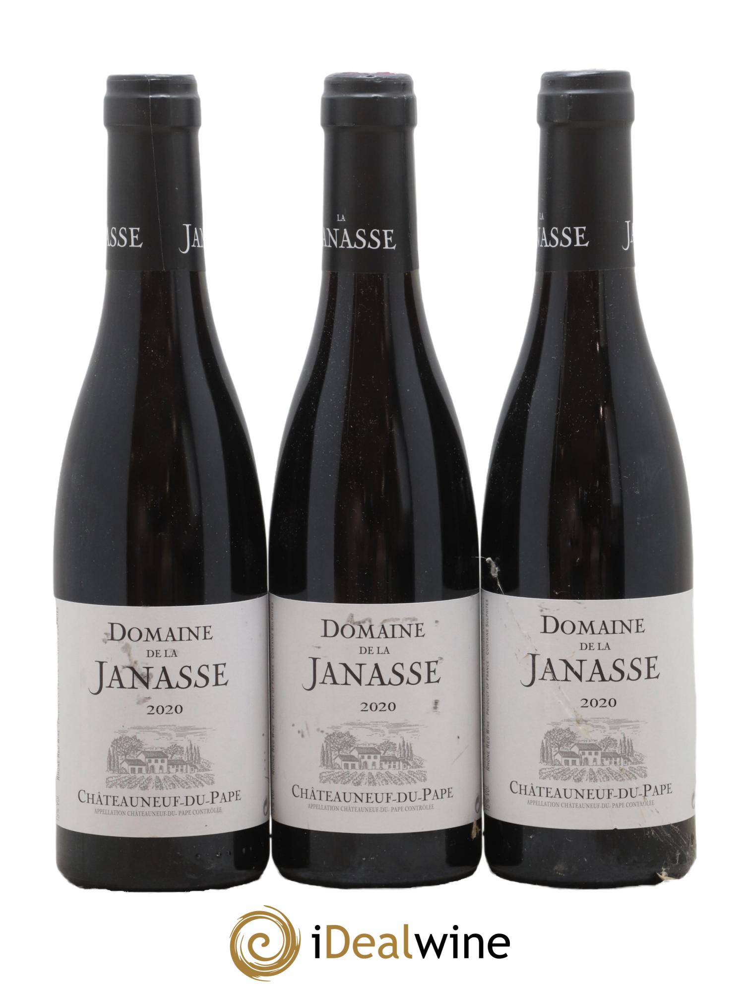 Châteauneuf-du-Pape La Janasse (Domaine de) 2020 - Lot de 3 demi bouteilles - 0