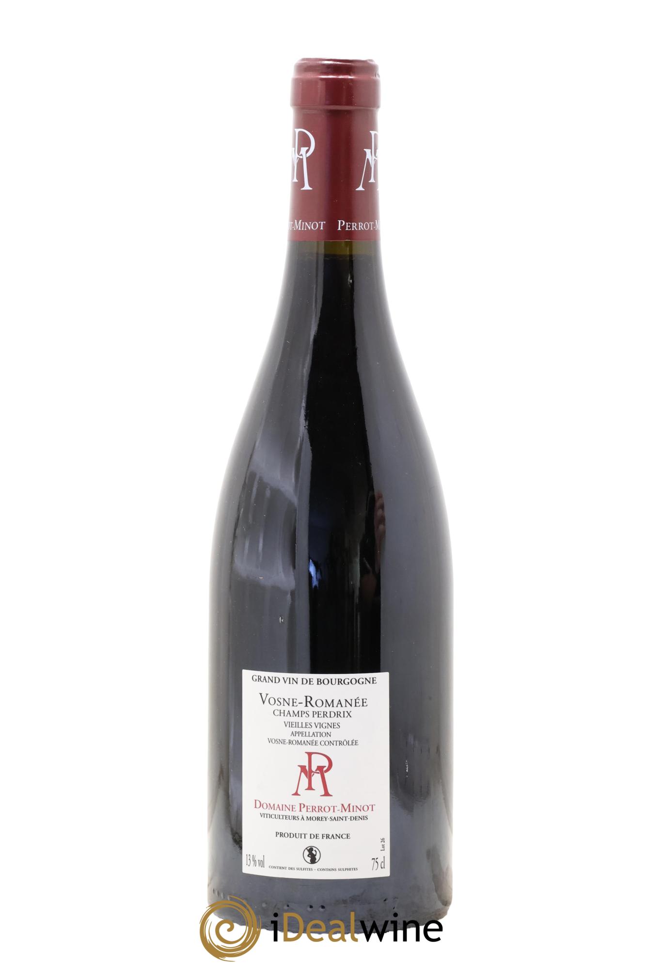 Vosne-Romanée Champs Perdrix Vieilles Vignes Perrot-Minot 2019 - Lotto di 1 bottiglia - 1