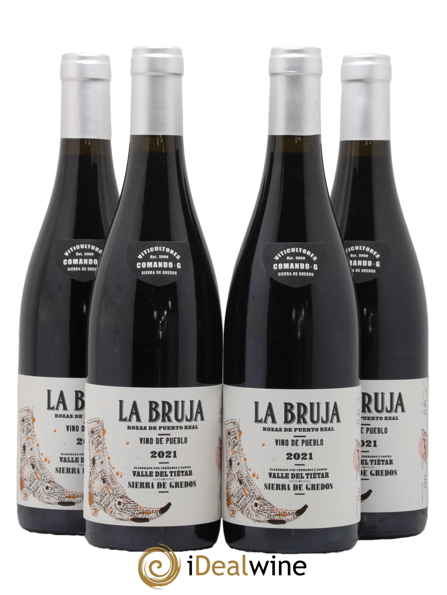 Vinos de Madrid DO Comando G La Bruja de Rozas 2021 - Lot de 4 bouteilles - 0
