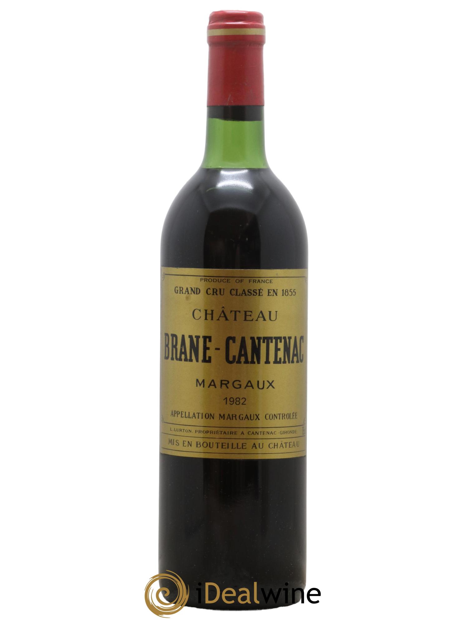 Château Brane Cantenac 2ème Grand Cru Classé 1982 - Lot de 1 bouteille - 0