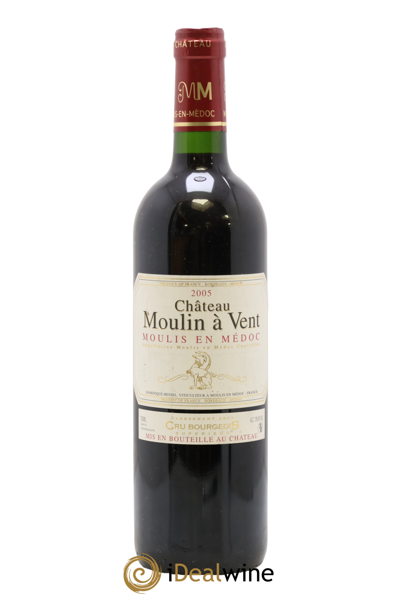 Moulis-en-Médoc Château Moulin à Vent 2005 - Lot de 1 bouteille - 0