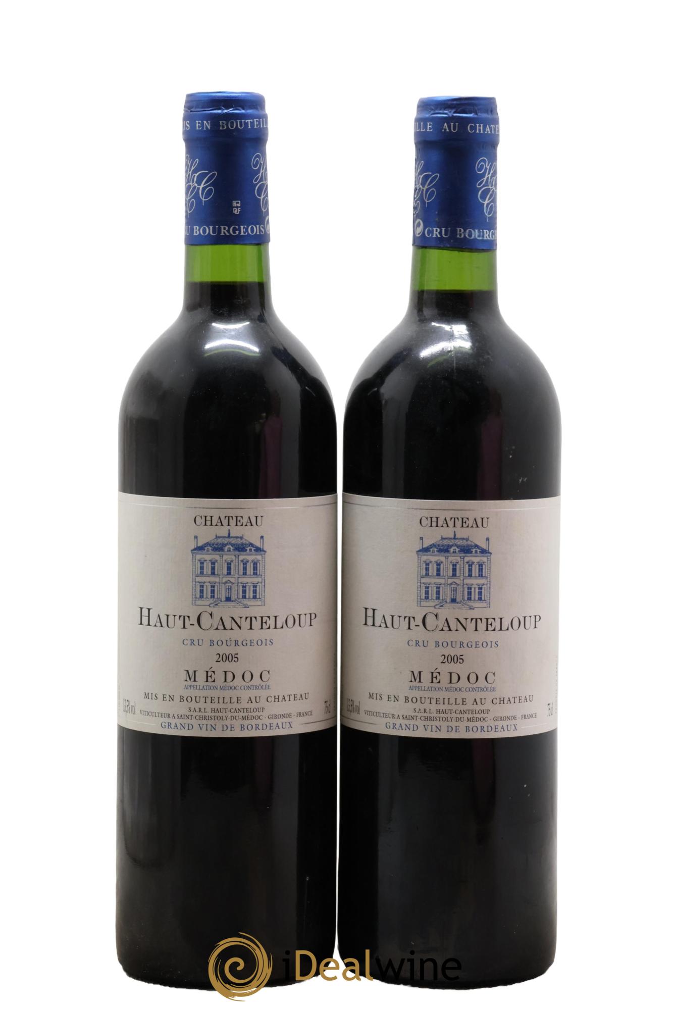 Château Haut Canteloup Cru Bourgeois Château Haut Canteloup 2005 - Lot de 2 bouteilles - 0
