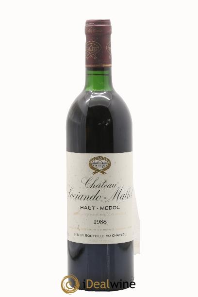 Château Sociando Mallet 1988 - Lotto di 1 bottiglia - 0