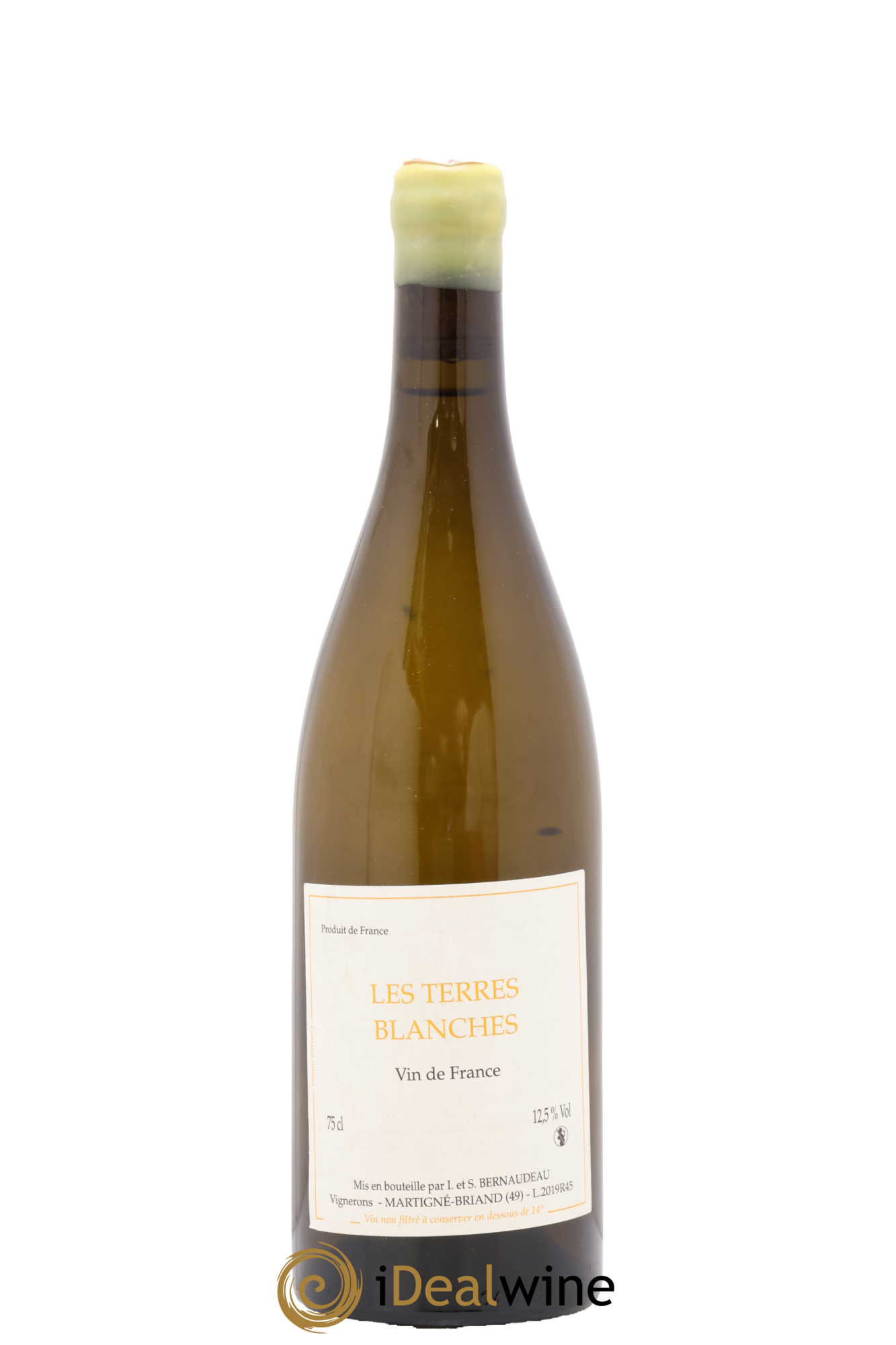 Vin de France Les Terres Blanches Stéphane Bernaudeau 2019 - Lot of 1 bottle - 0