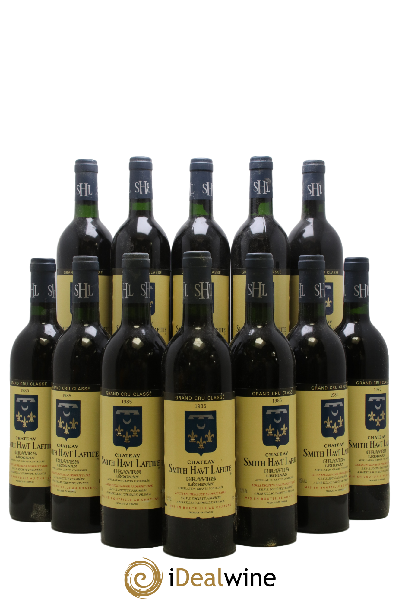 Château Smith Haut Lafitte Cru Classé de Graves 1985 - Lot de 12 bouteilles - 0