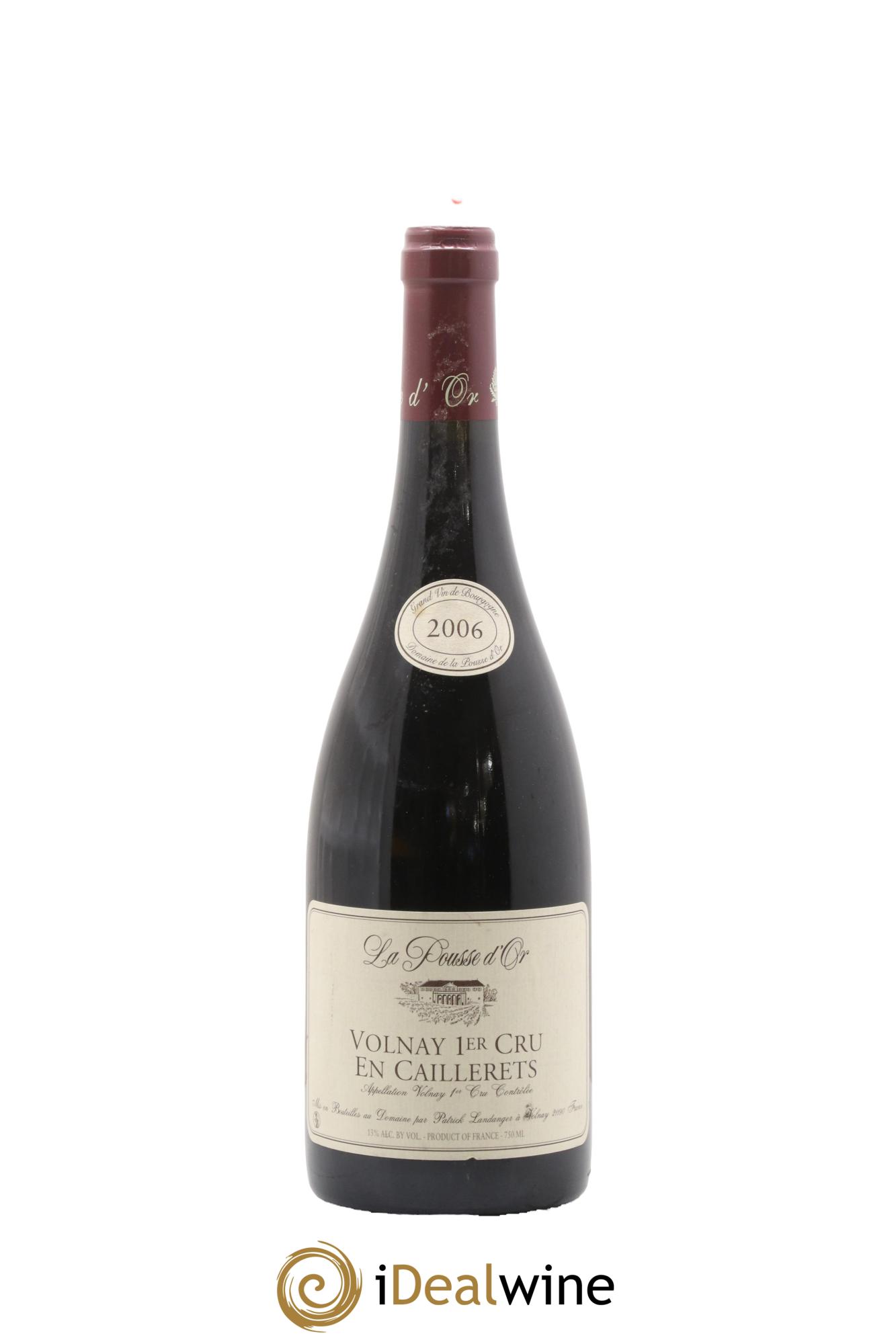Volnay 1er Cru Les Caillerets La Pousse d'Or (Domaine de) 2006 - Lot de 1 bouteille - 0