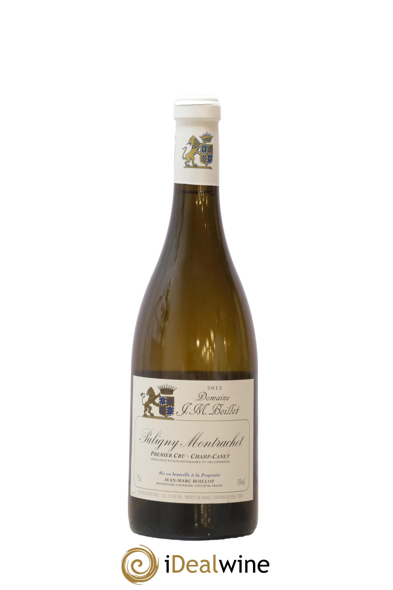 Puligny-Montrachet 1er Cru Champ-Canet Jean-Marc Boillot 2012 - Lot of 1 bottle - 0