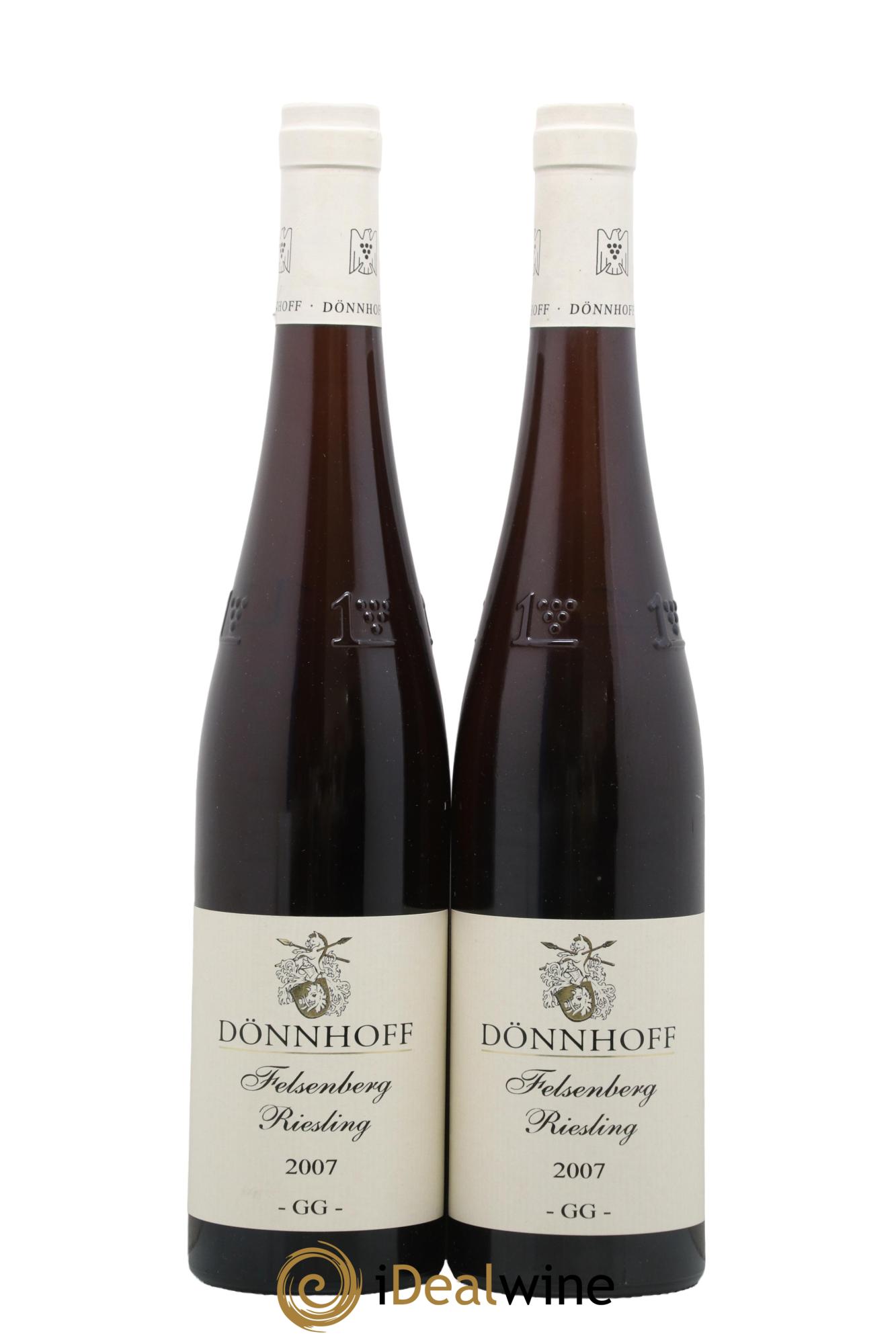 Allemagne Nahe Felsenberg GG Dönnhoff 2007 - Lot de 2 bouteilles - 0