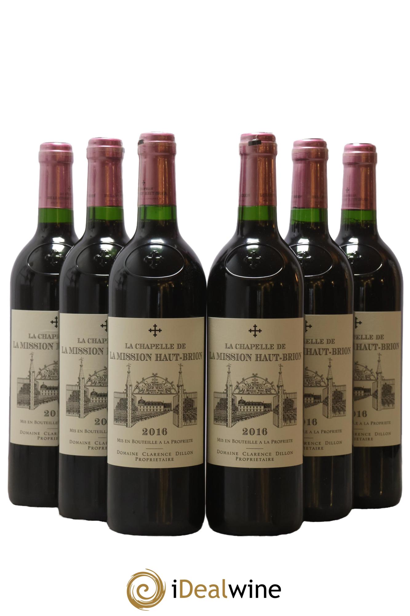 La Chapelle de La Mission Haut-Brion Second Vin 2016 - Lot of 6 bottles - 0
