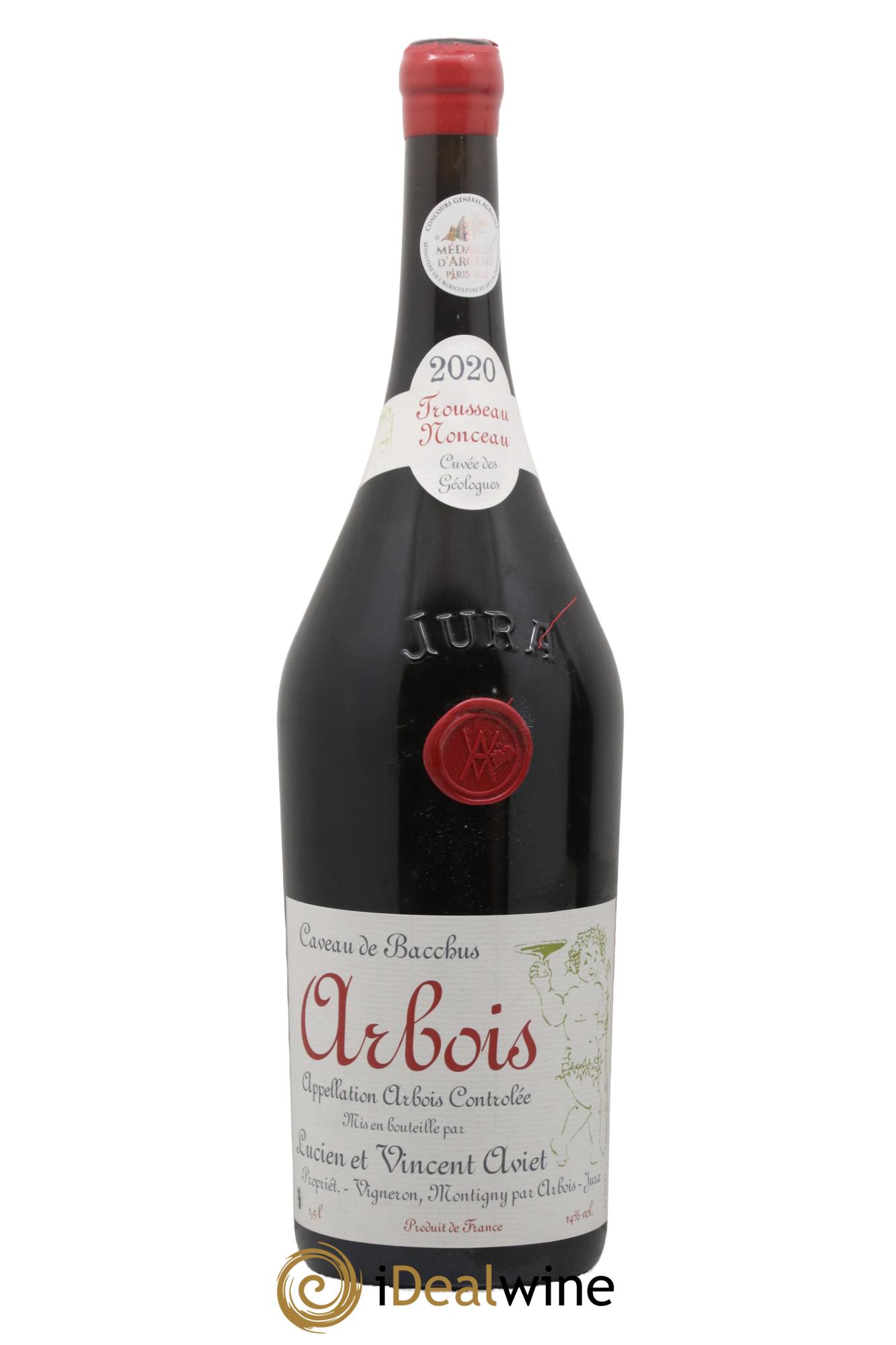 Arbois Trousseau Nonceau Cuvée des Géologues Lucien Aviet (Domaine) 2020 - Posten von 1 Magnum - 0