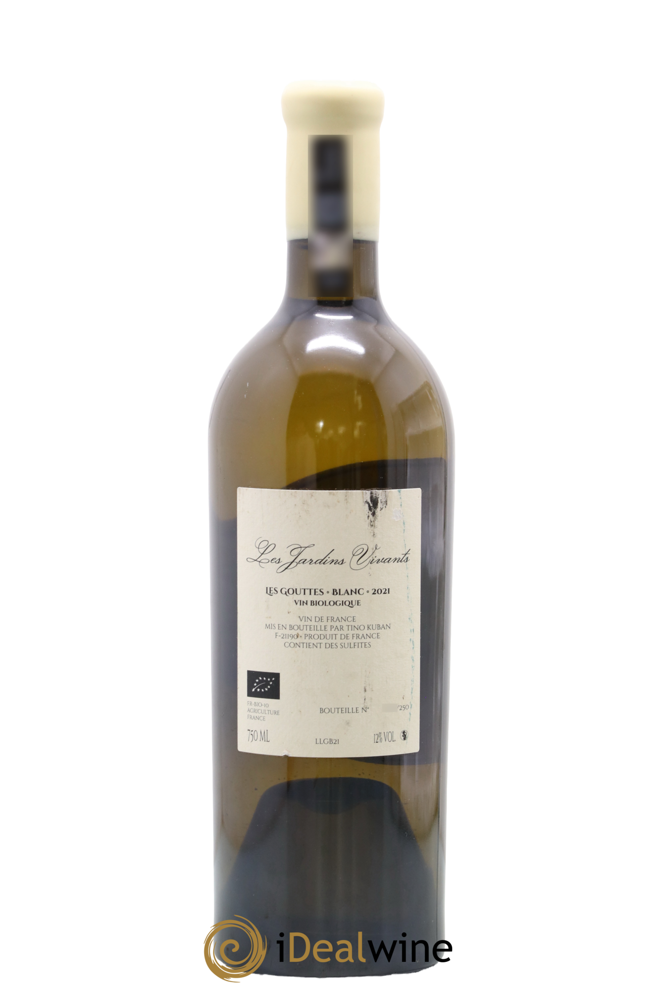 Vin de France Les Gouttes Tino Kuban Les Jardins Vivants 2021 - Lot of 1 bottle - 1