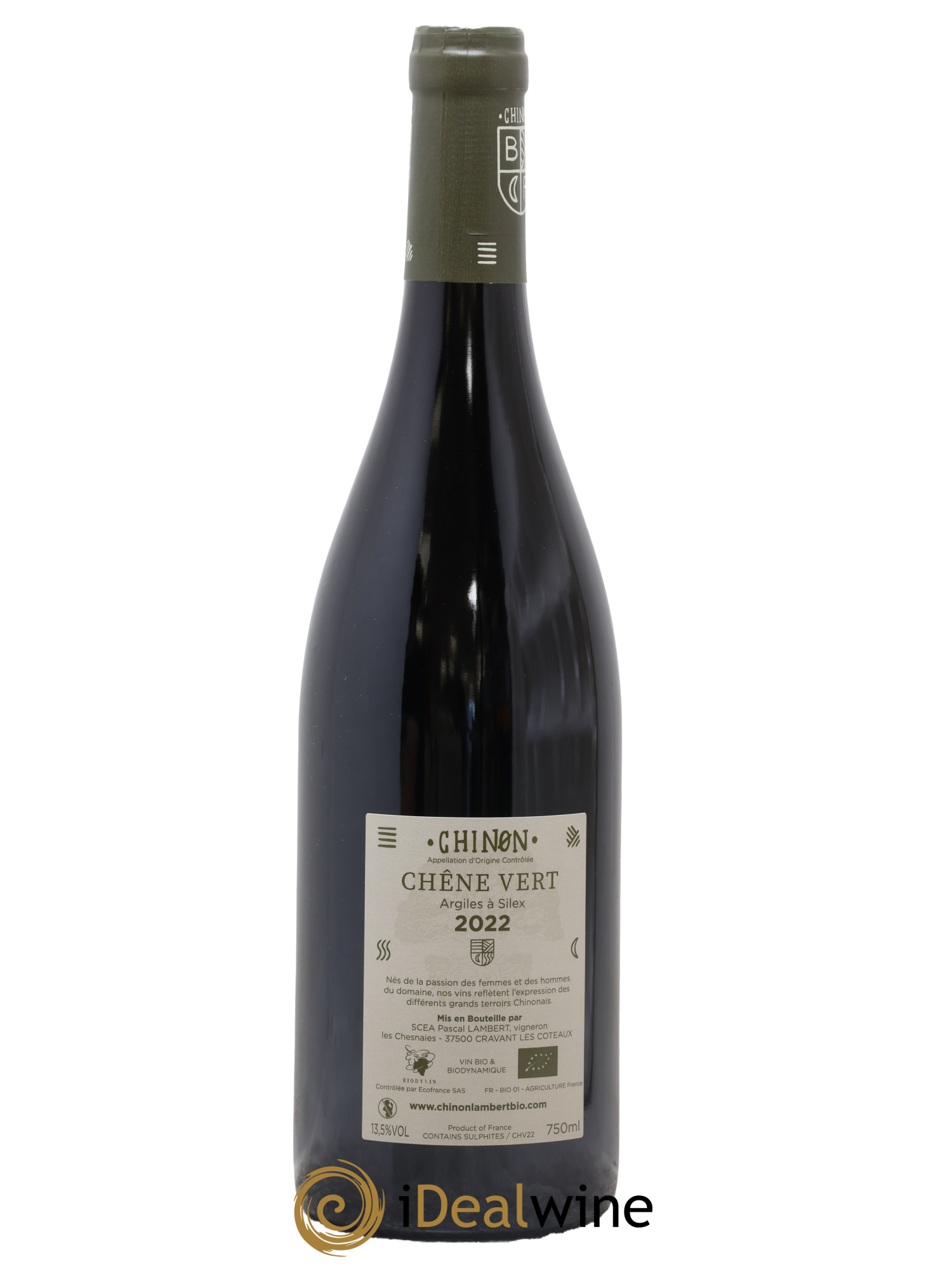 Chinon Cuvée Chêne Vert Domaine Lambert 2022 - Lot de 1 bouteille - 1