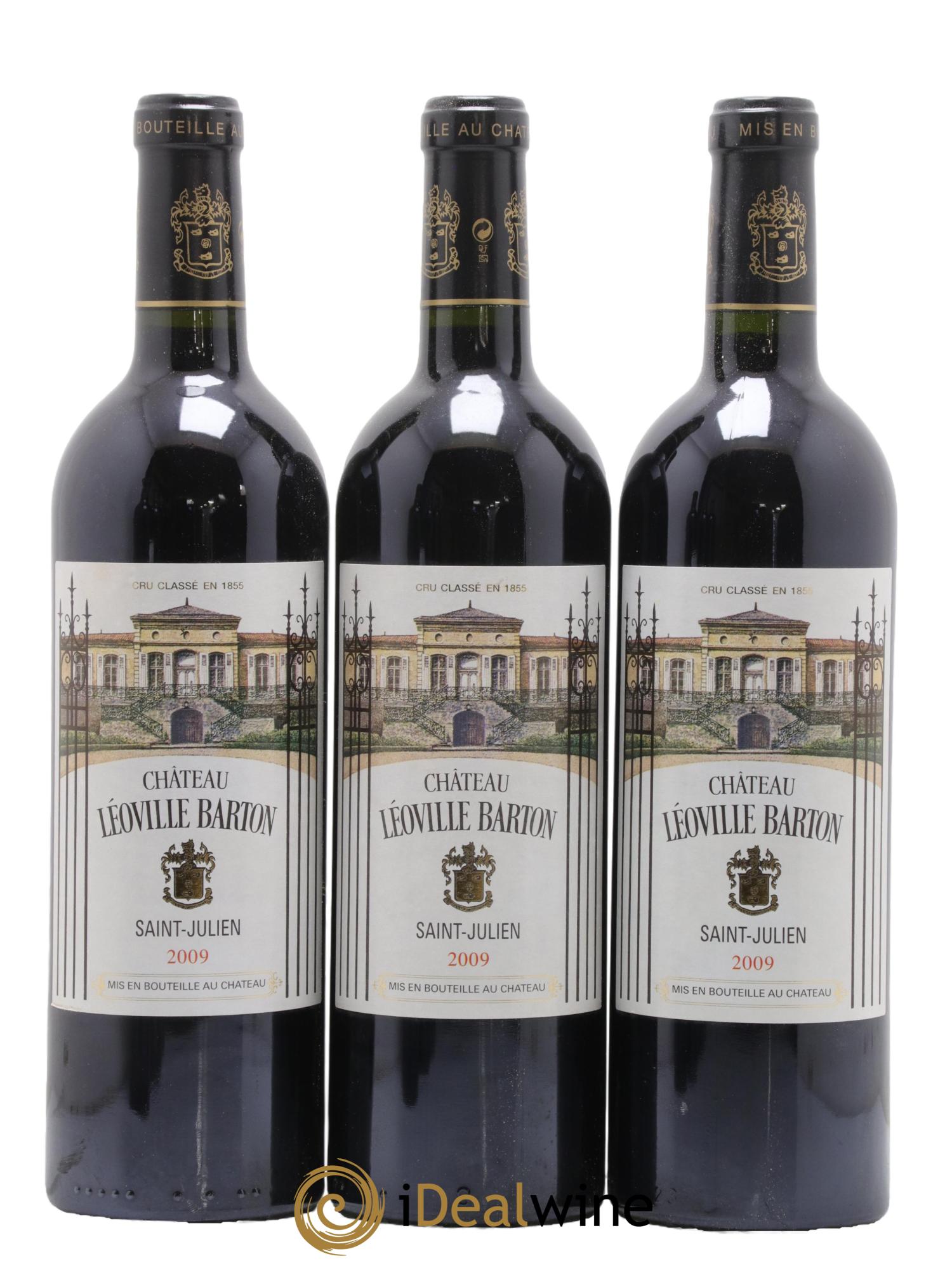Château Léoville Barton 2ème Grand Cru Classé 2009 - Lot de 6 bouteilles - 1