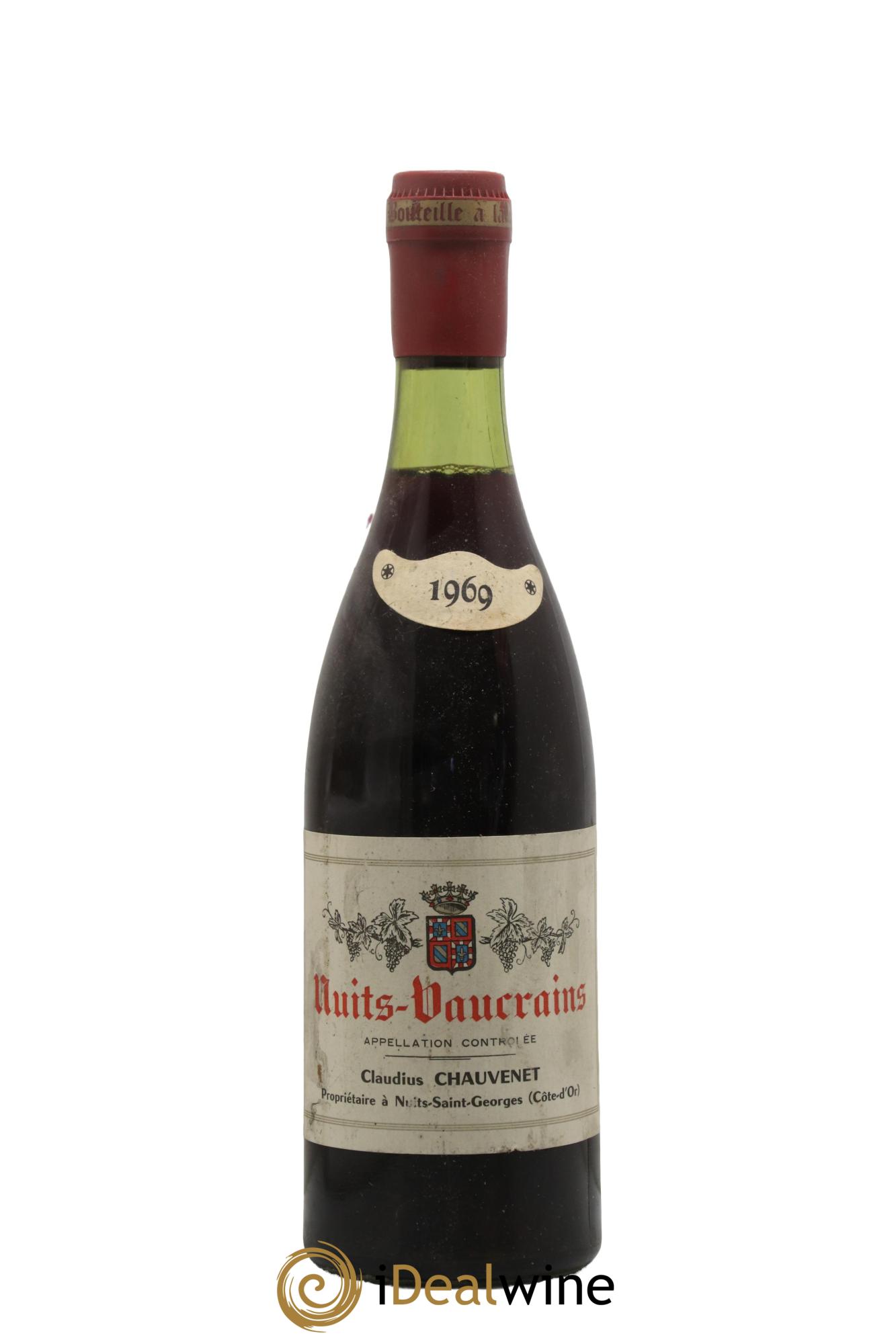 Nuits-Saint-Georges Vaucrains Claudius Chauvenet 1969 - Lot de 1 bouteille - 0