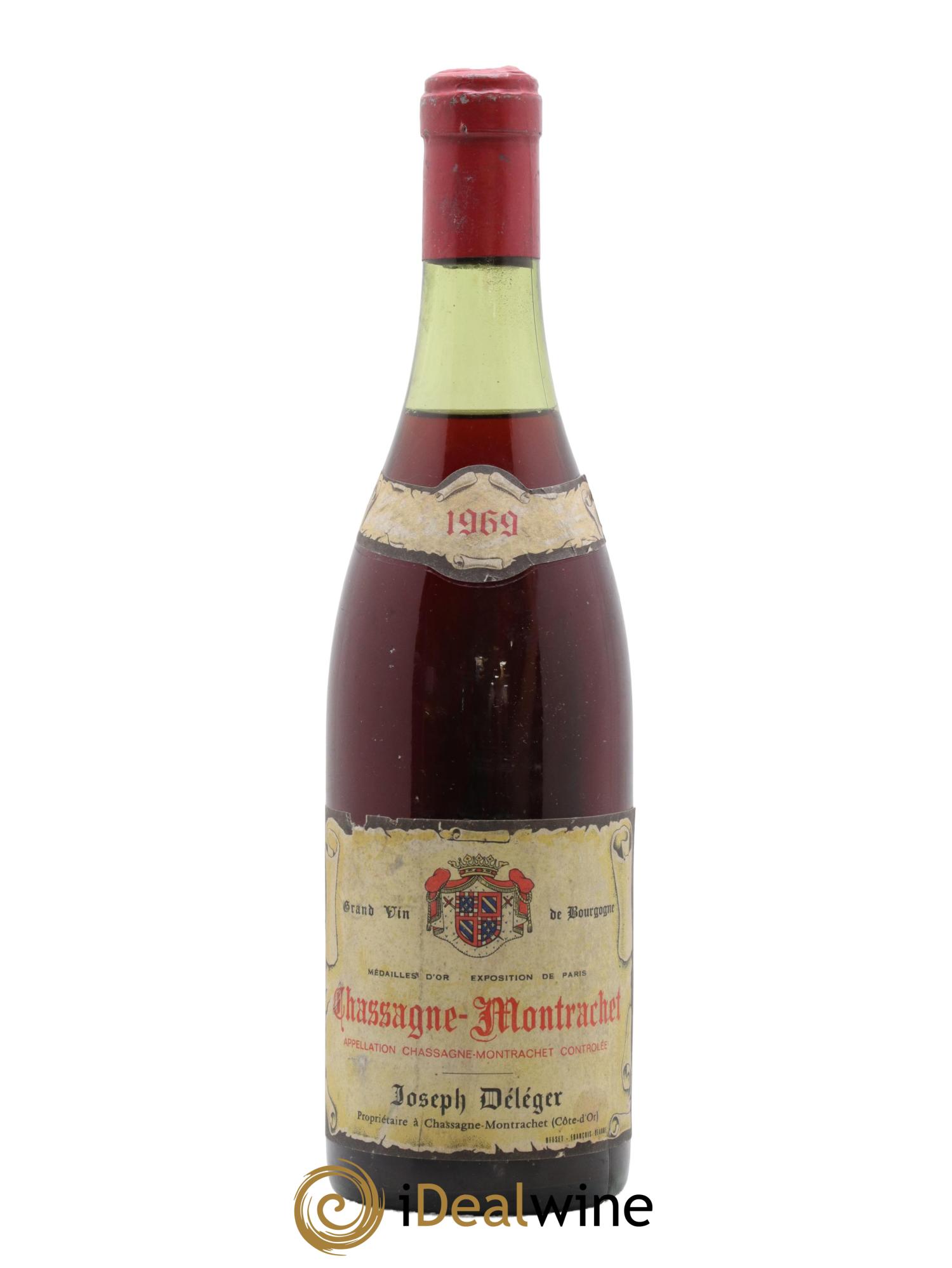 Chassagne-Montrachet Deleger 1969 - Lot de 1 bouteille - 0