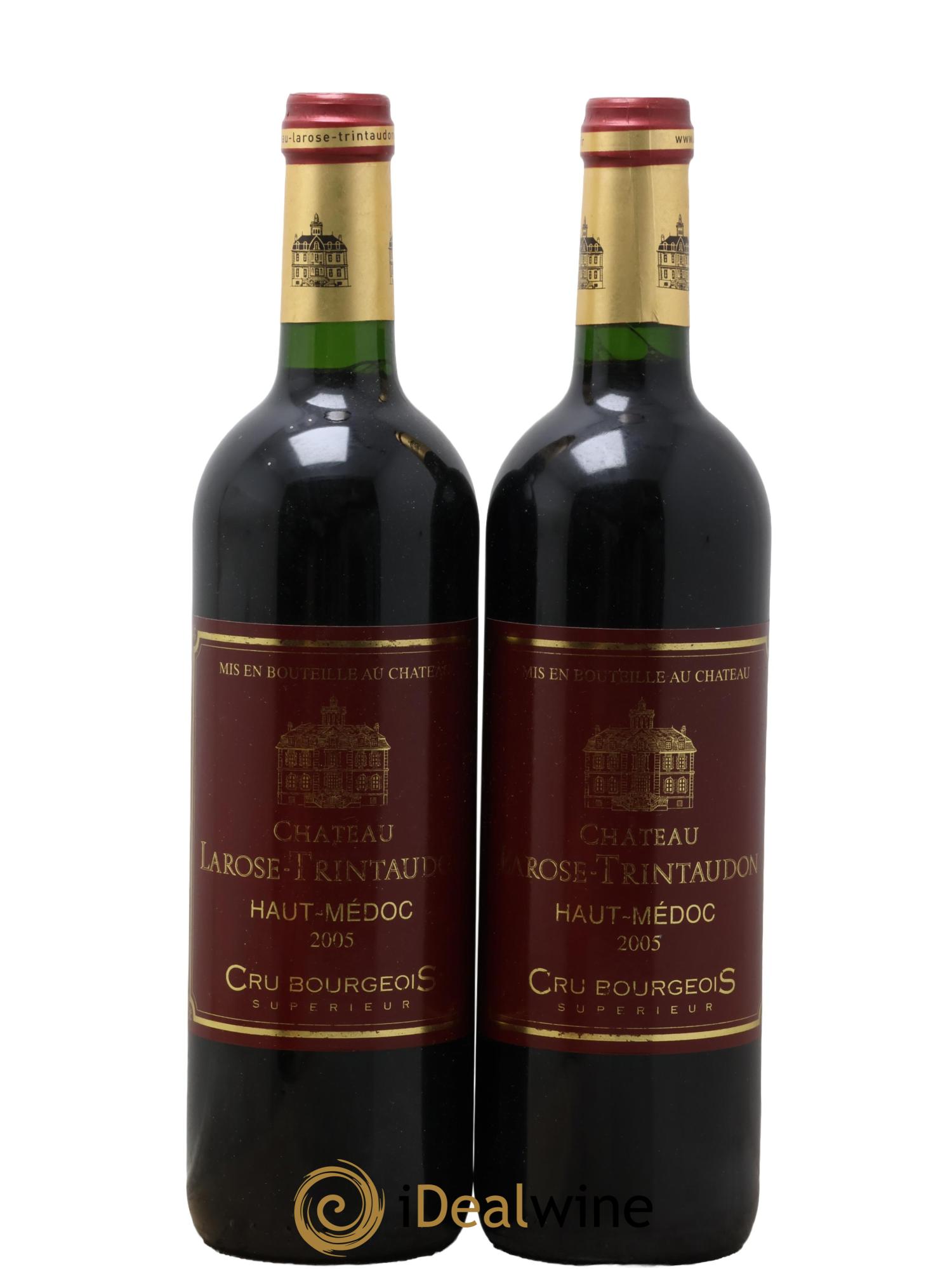 Château Larose Trintaudon Cru Bourgeois 2005 - Lotto di 2 bottiglie - 0