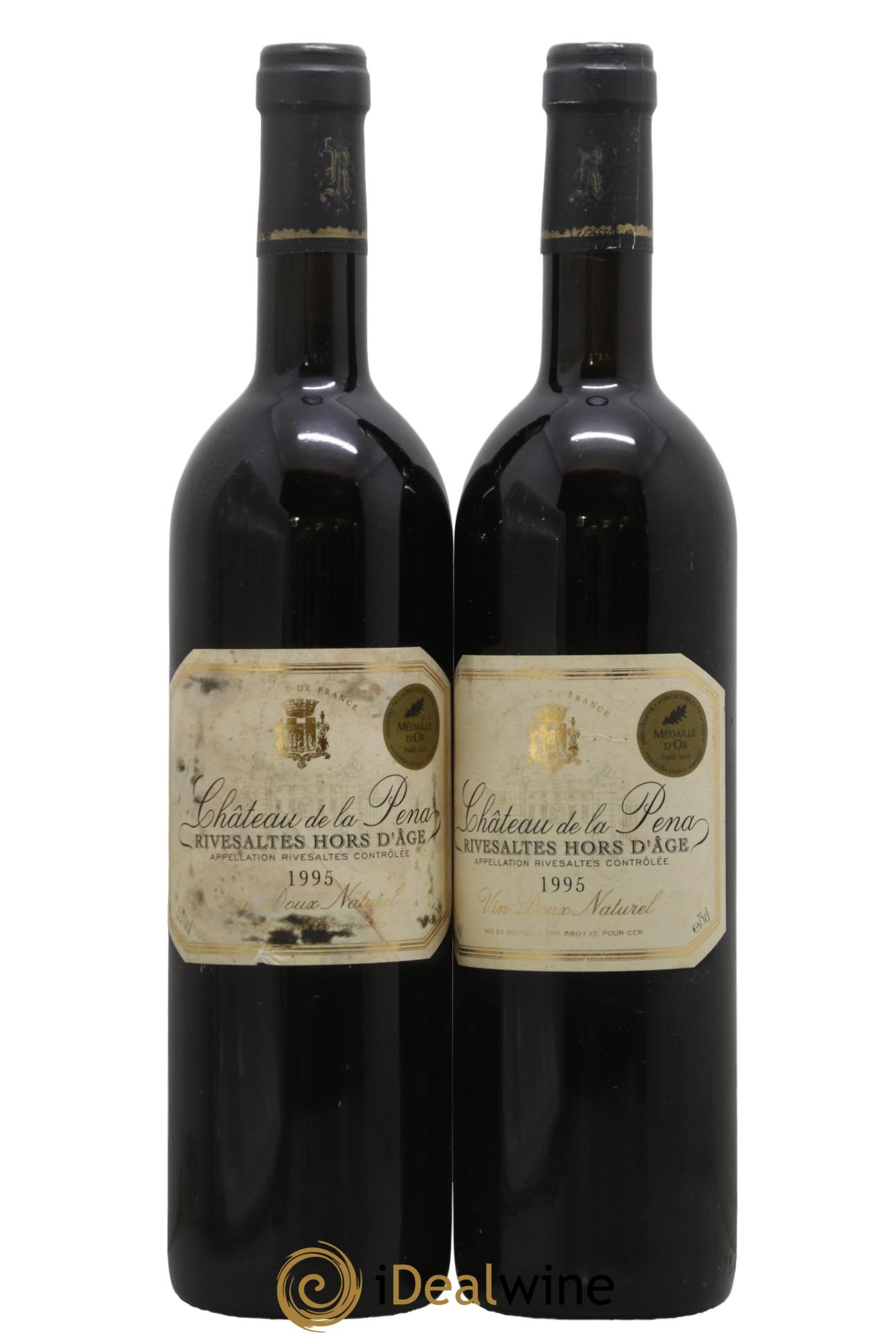 Rivesaltes Hors d'Age Château de la Pena 1995 - Posten von 2 Flaschen - 0