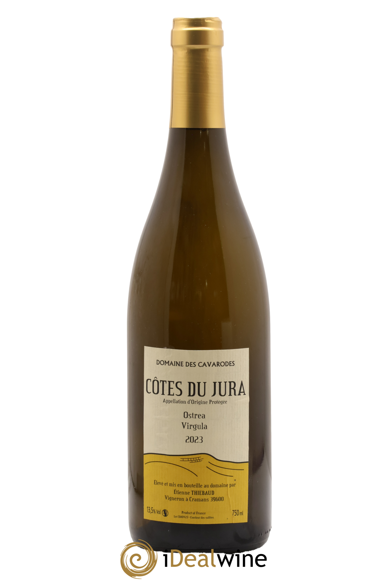 Côtes du Jura Ostrea Virgula Cavarodes (Domaine des) - Etienne Thiébaud 2023 - Lot de 1 bouteille - 0