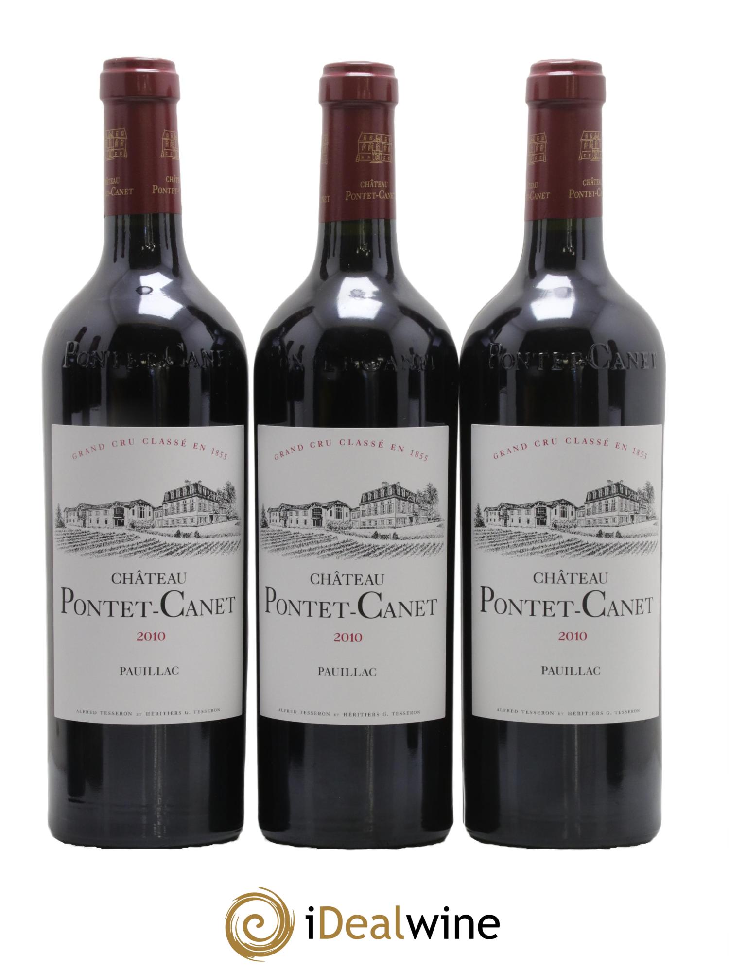 Château Pontet Canet 5ème Grand Cru Classé 2010 - Lotto di 6 bottiglie - 1
