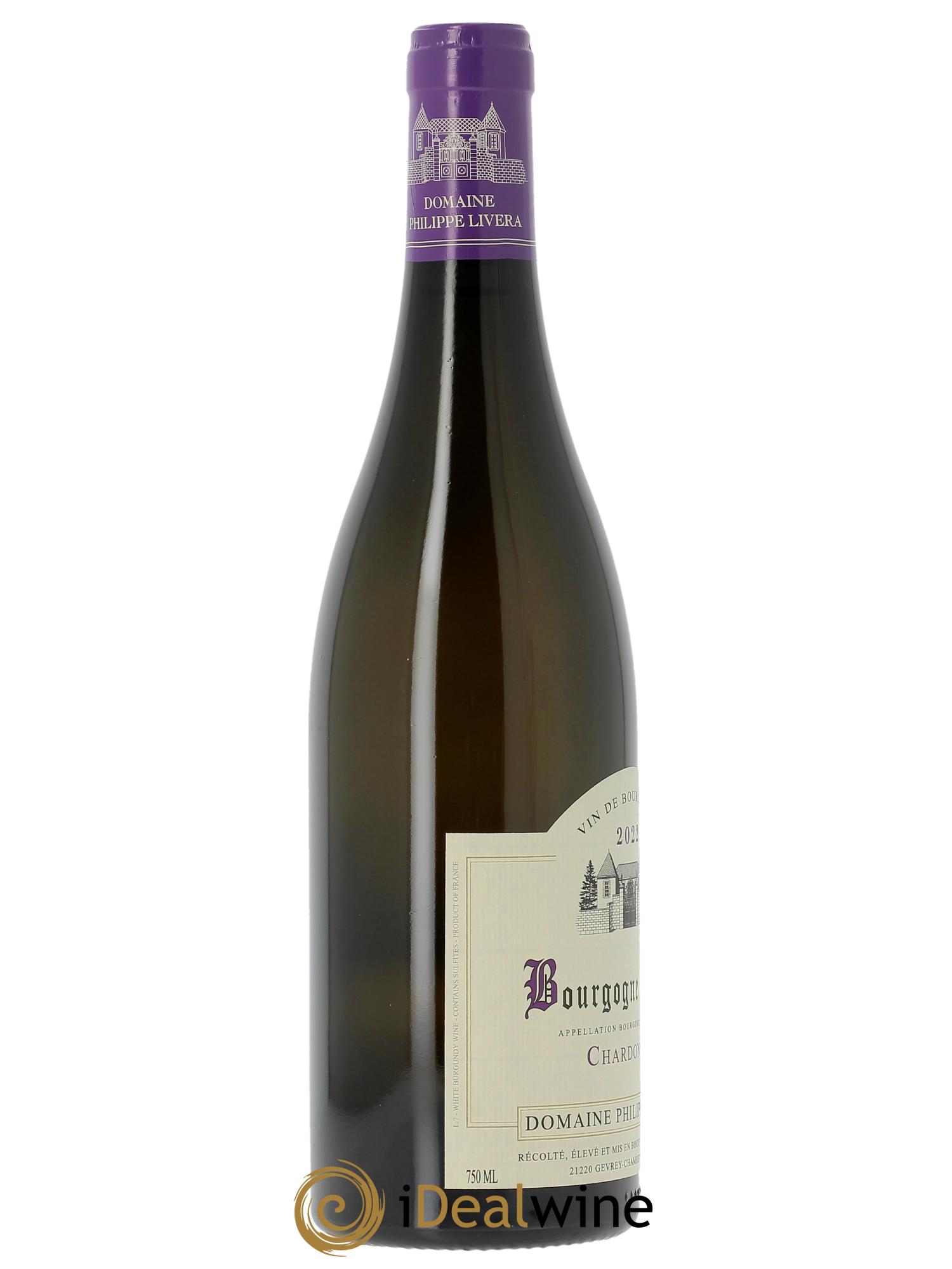 Bourgogne Chardonnay Tilleuls (Domaine des) - Philippe Livera  2022 - Lotto di 1 bottiglia - 2