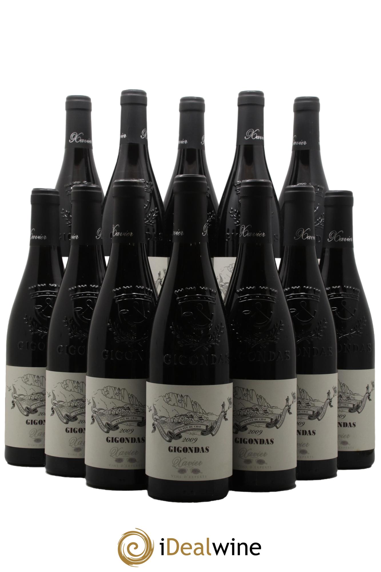 Gigondas Xavier 2009 - Lot of 12 bottles - 0