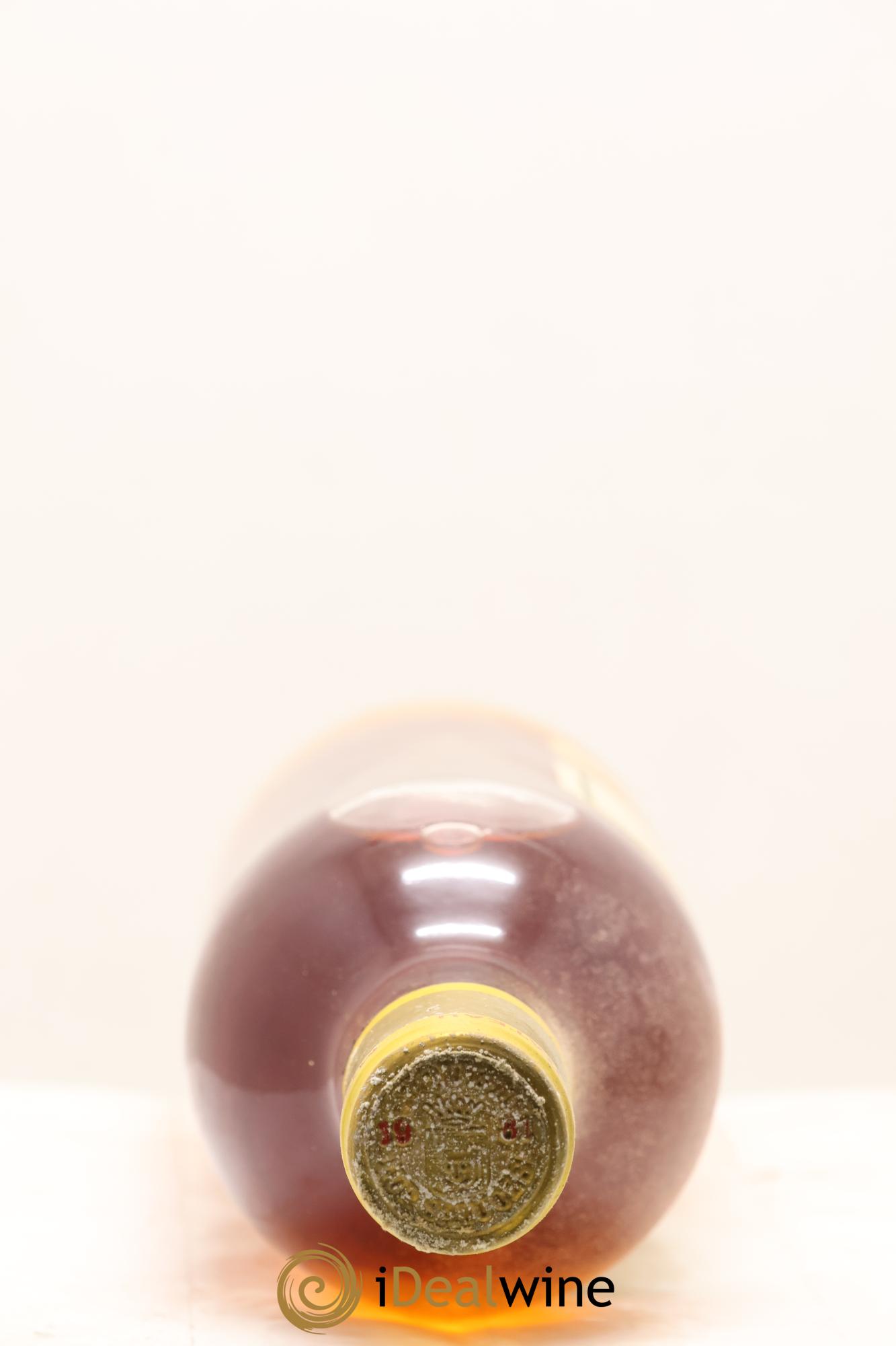Château d' Yquem 1er Cru Classé Supérieur 1981 - Lot de 1 bouteille - 1