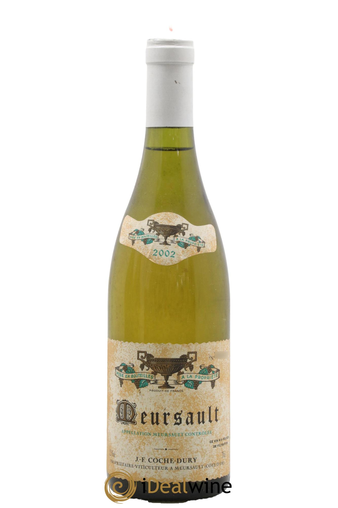Meursault Coche Dury (Domaine) 2002 - Lot de 1 bouteille - 0