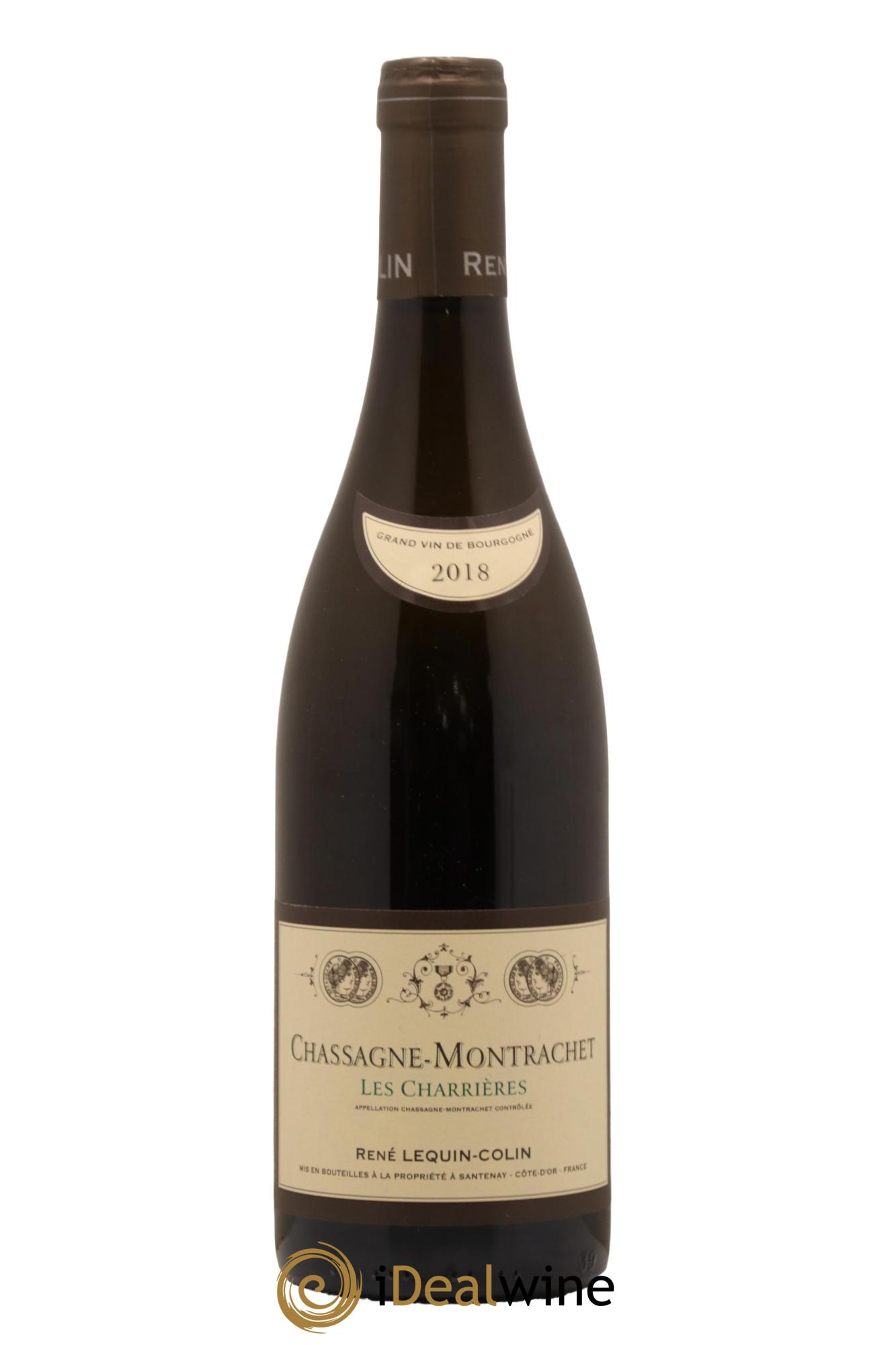 Chassagne-Montrachet Les Charrieres Domaine Rene Lequin Colin 2018 - Lot de 1 bouteille - 0