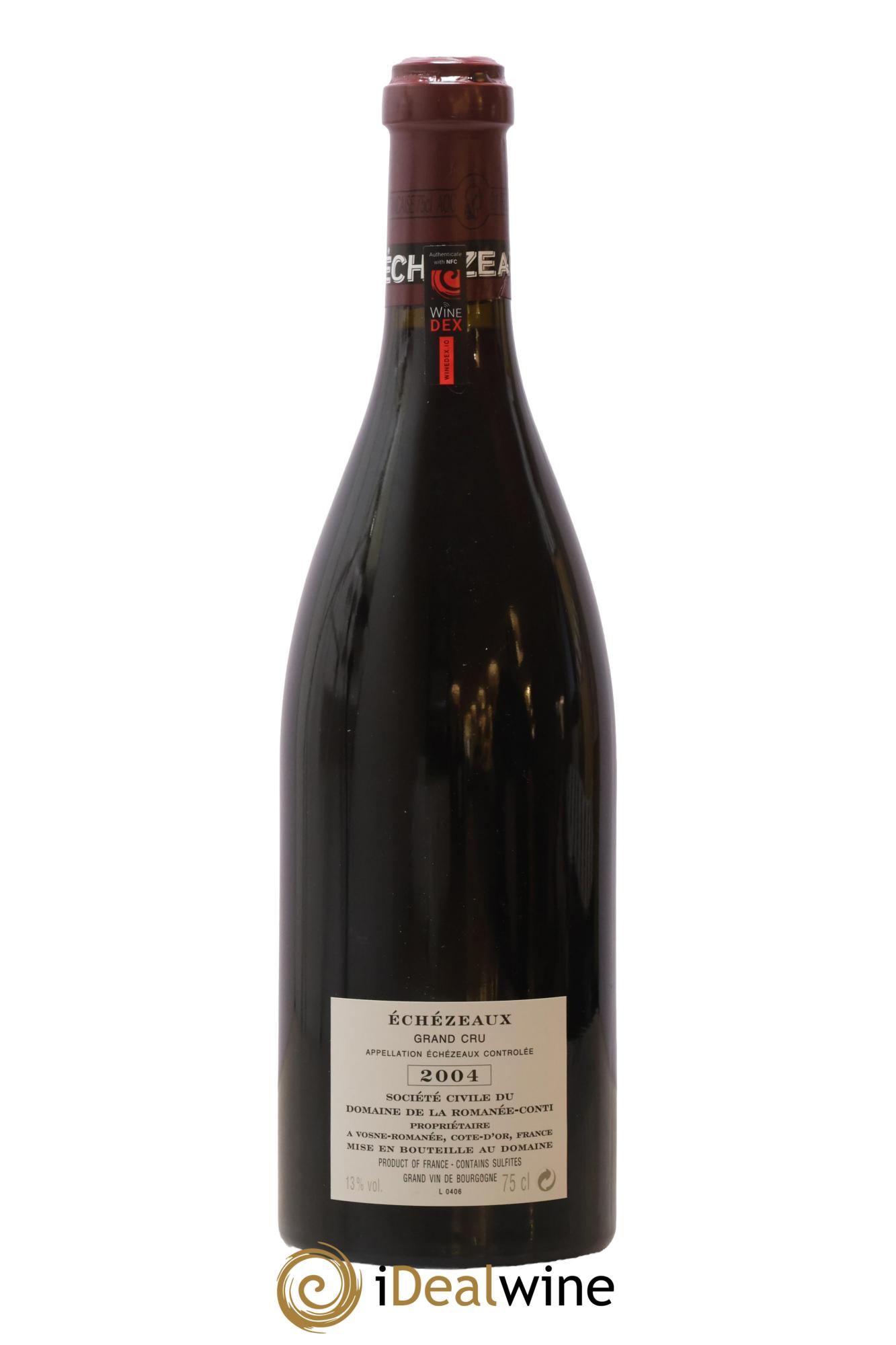Echezeaux Grand Cru Domaine de la Romanée-Conti 2004 - Lot de 1 bouteille - 1