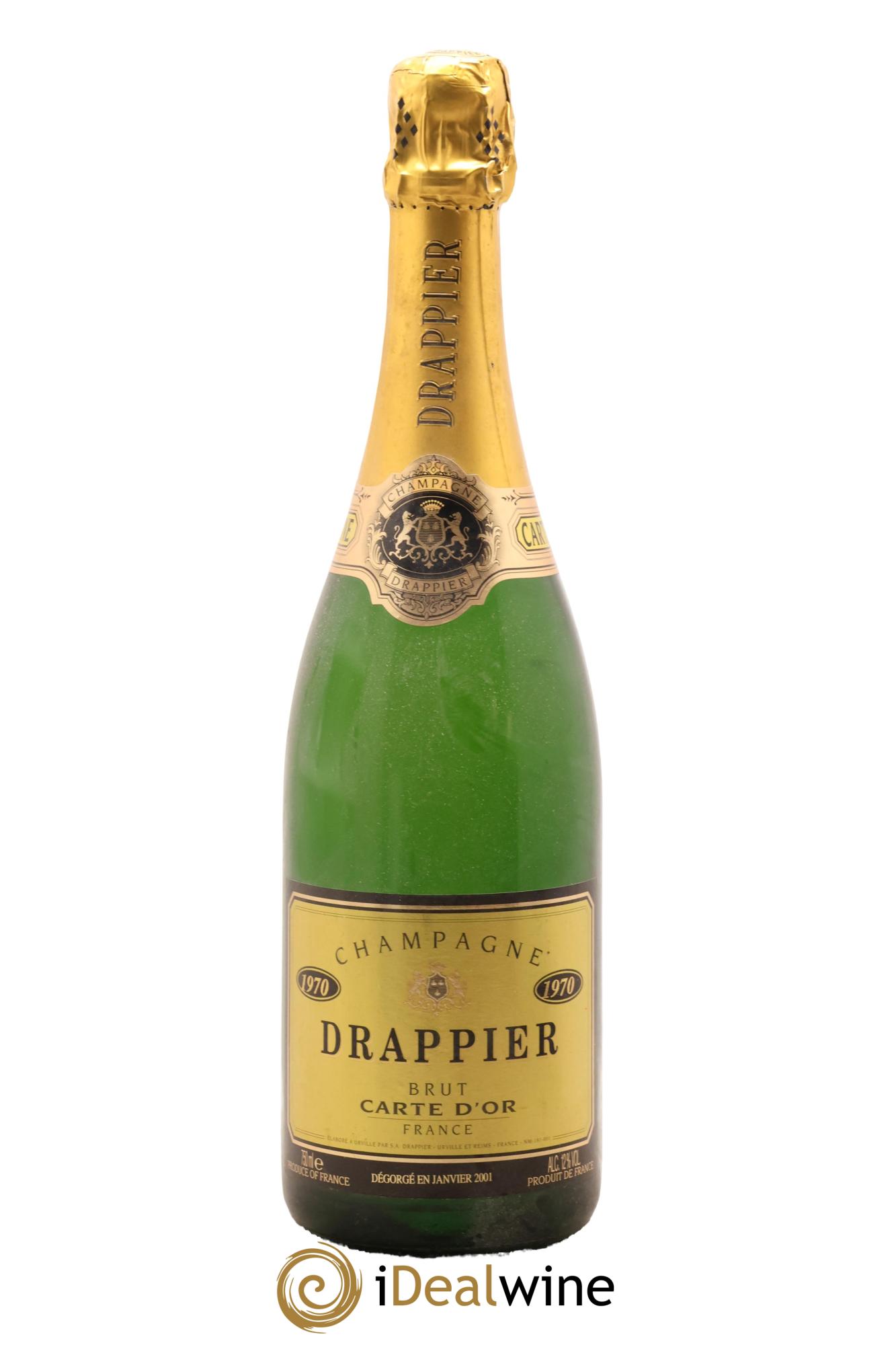 Carte d'Or Brut Drappier 1970 - Lot de 1 bouteille - 0