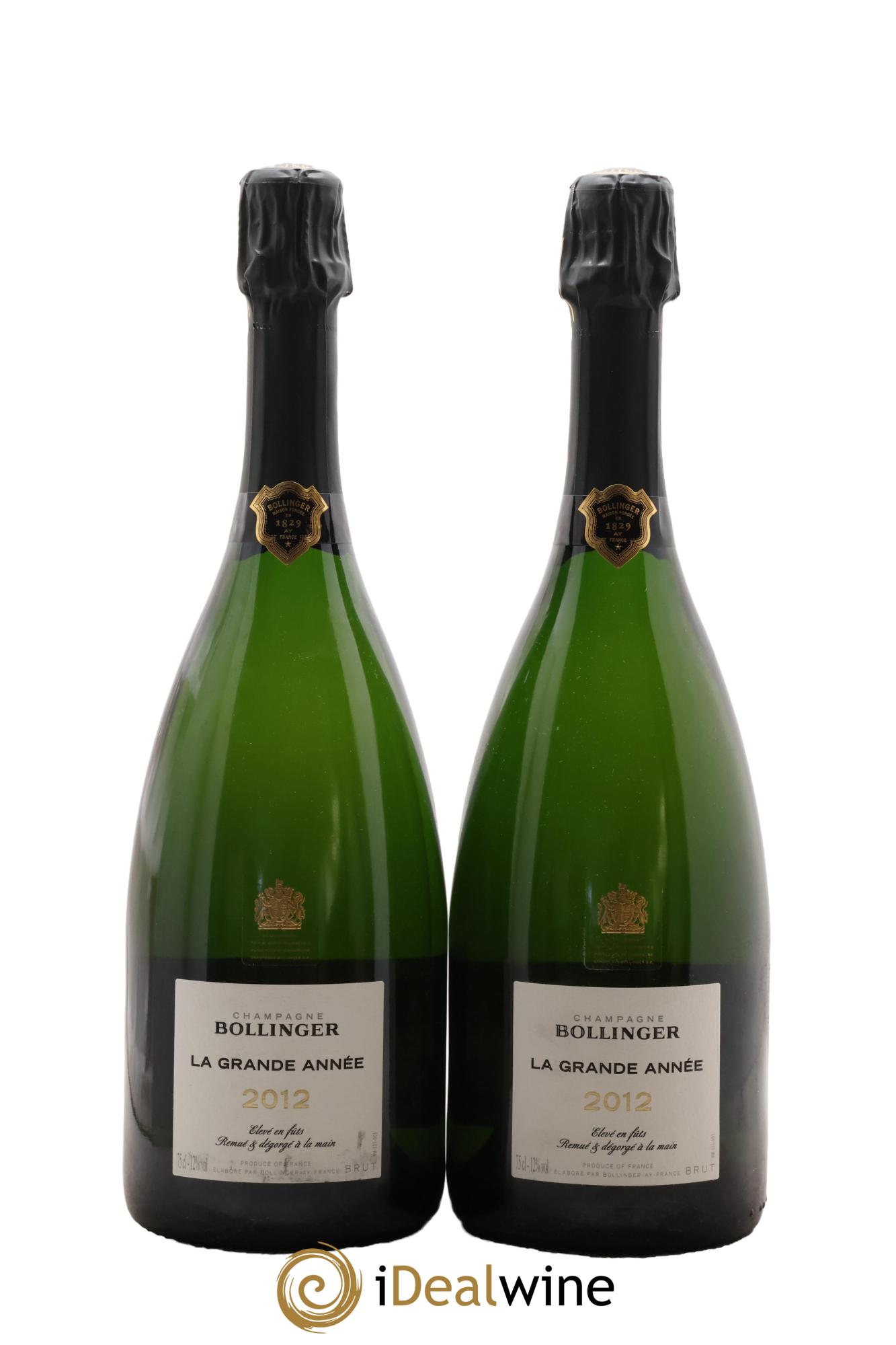 La Grande Année Brut Bollinger 2012 - Lotto di 2 bottiglie - 0