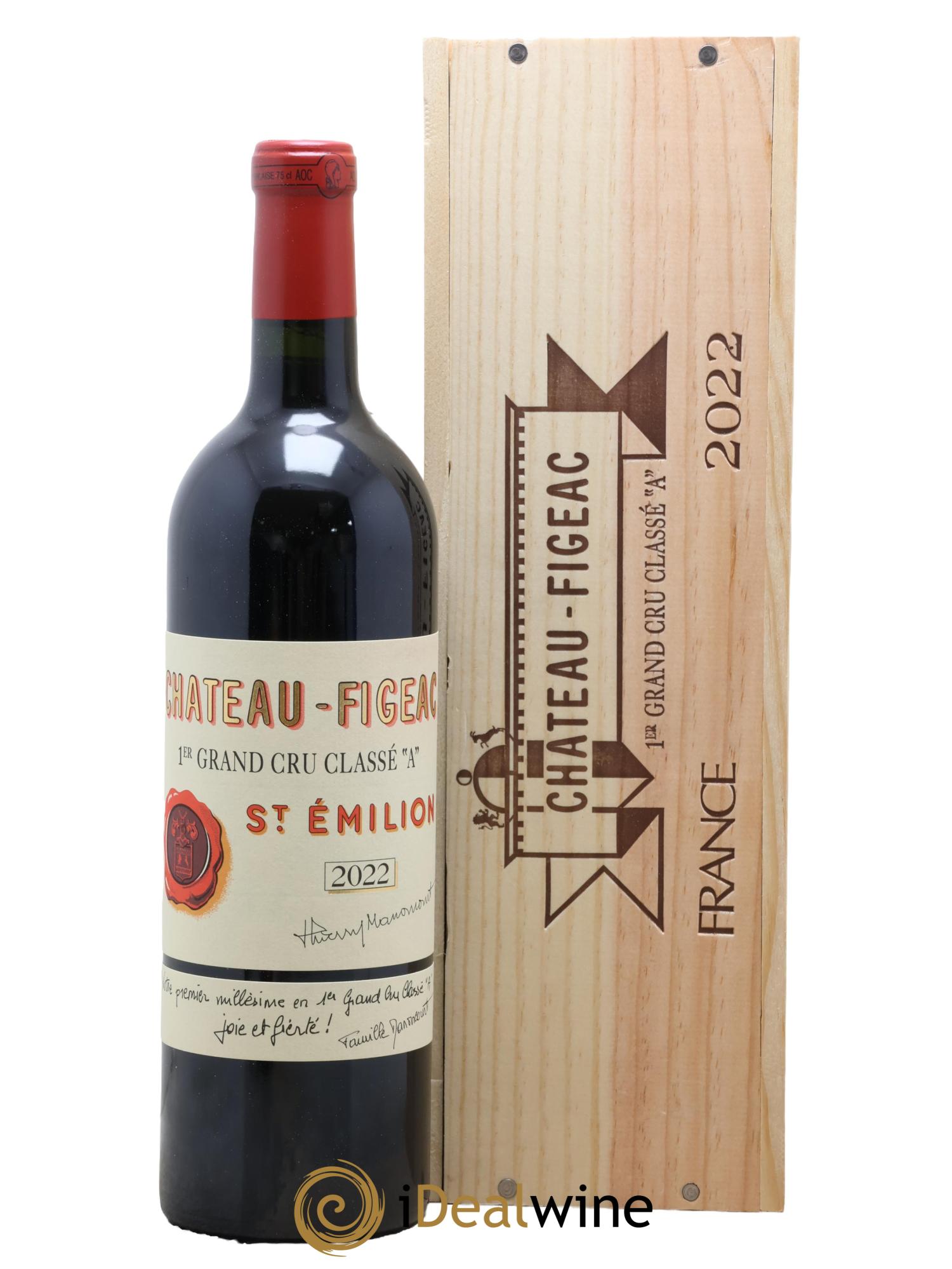 Château Figeac 1er Grand Cru Classé A 2022 - Lotto di 1 bottiglia - 0