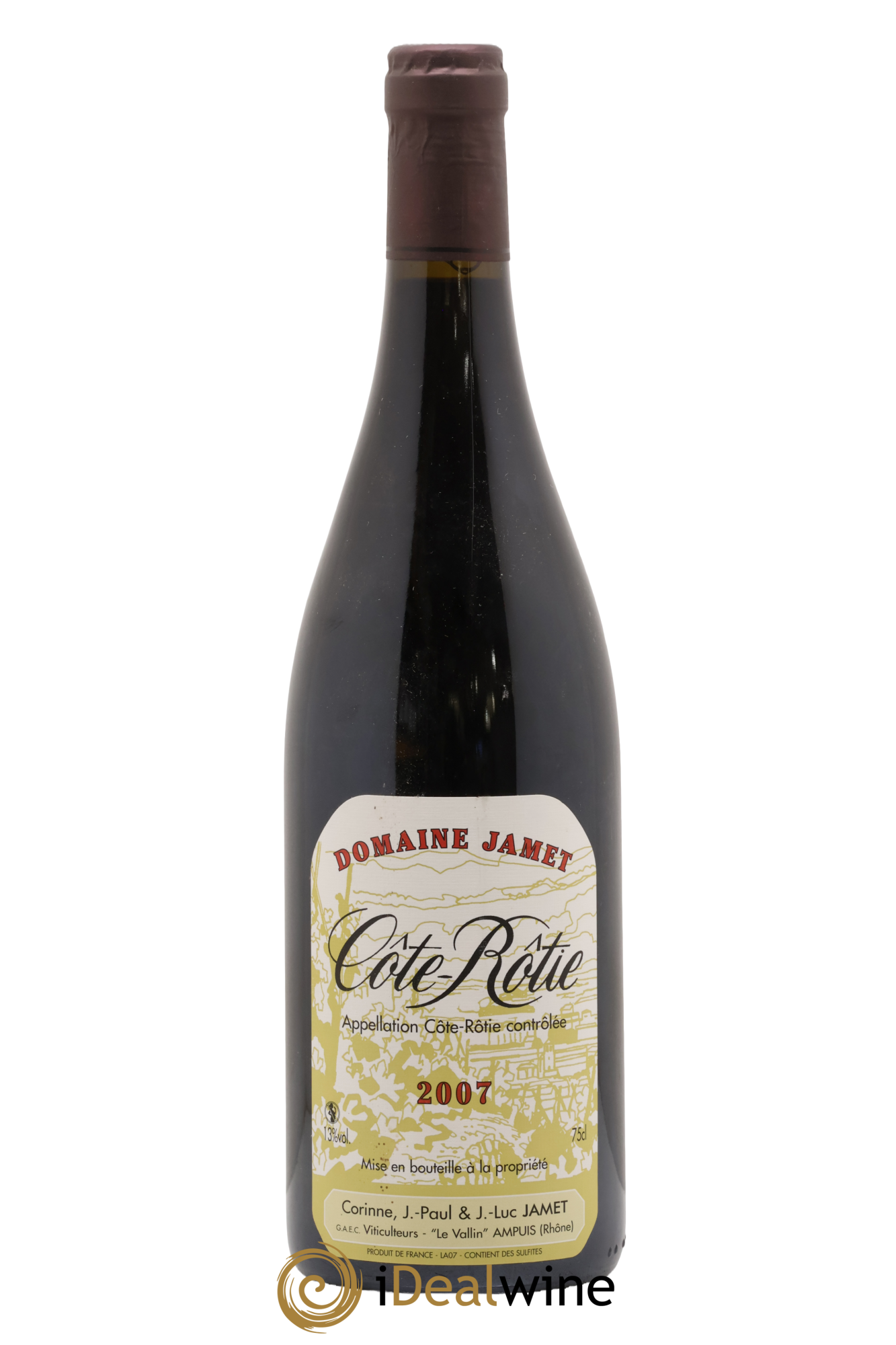 Côte-Rôtie Jamet (Domaine) 2007 - Lot de 1 bouteille - 0
