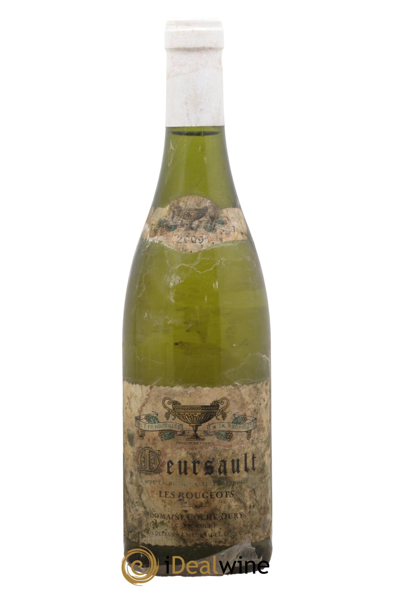 Meursault Les Rougeots Coche Dury (Domaine) 2009 - Lot de 1 bouteille - 0