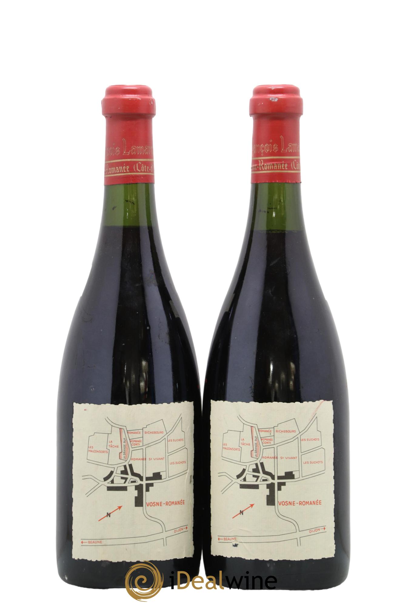Vosne-Romanée-La Grande Rue Tête de Cuvée Grand Cru Lamarche (Domaine)  1985 - Lot of 2 bottles - 1