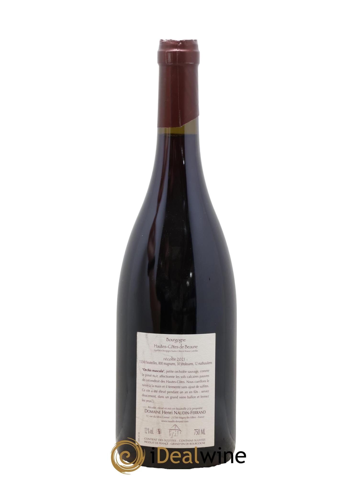 Hautes-Côtes de Beaune Orchis Mascula Naudin-Ferrand (Domaine) 2021 - Lotto di 1 bottiglia - 1