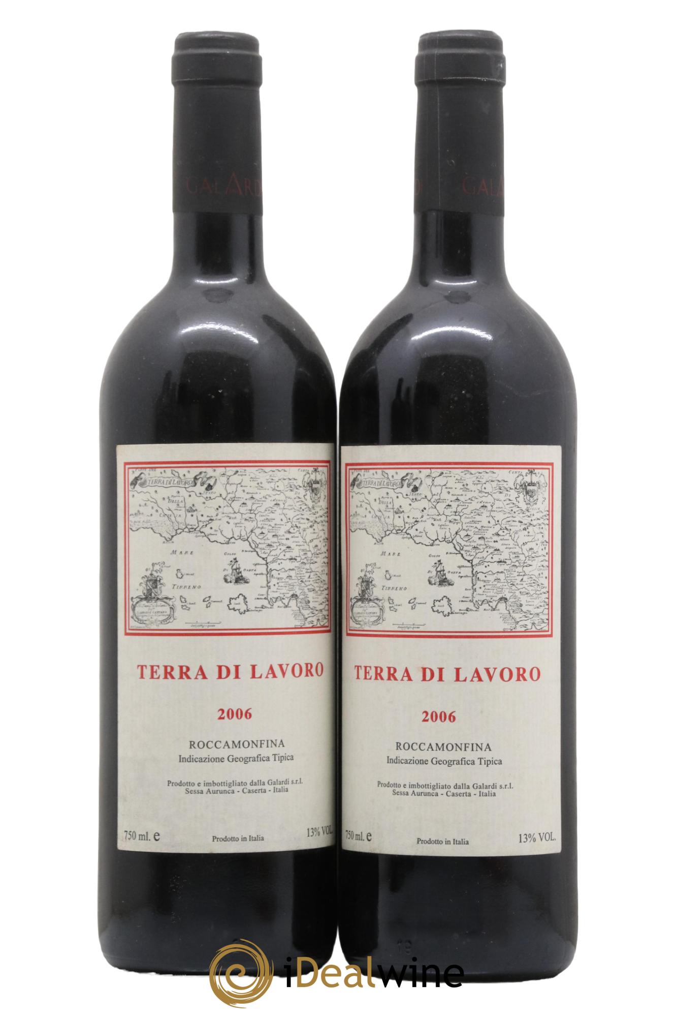 Roccamonfina IGT Terra di Lavoro Galardi 2006 - Lotto di 2 bottiglie - 0