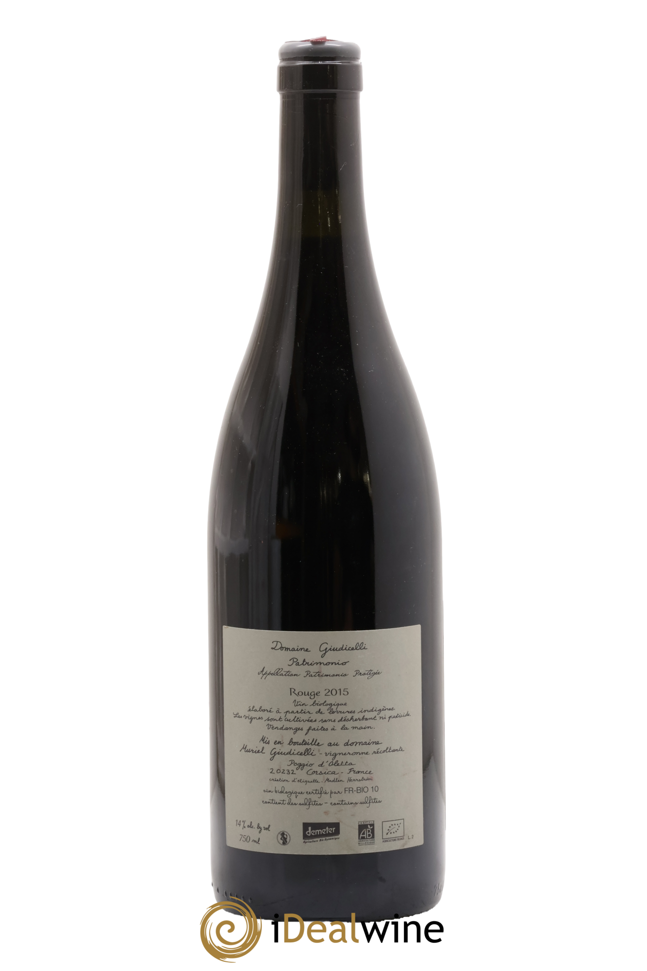 Patrimonio Domaine Giudicelli 2015 - Lot de 1 bouteille - 1