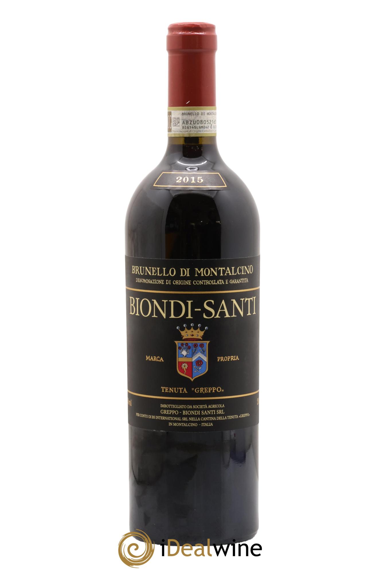 Brunello di Montalcino DOCG Biondi-Santi Tenuta Greppo 2015 - Posten von 1 Flasche - 0