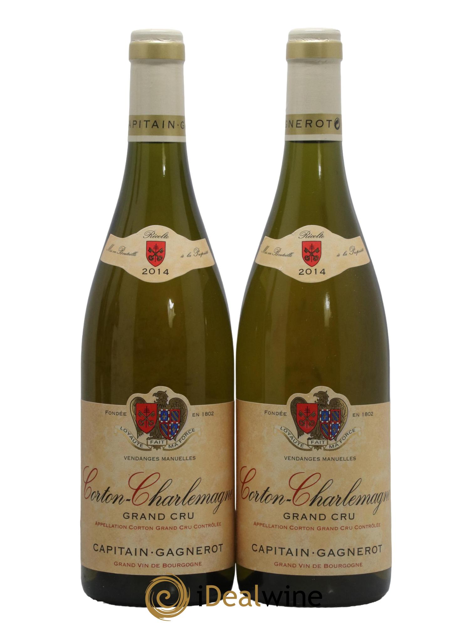 Corton-Charlemagne Grand Cru Capitain-Gagnerot 2014 - Lot de 2 bouteilles - 0