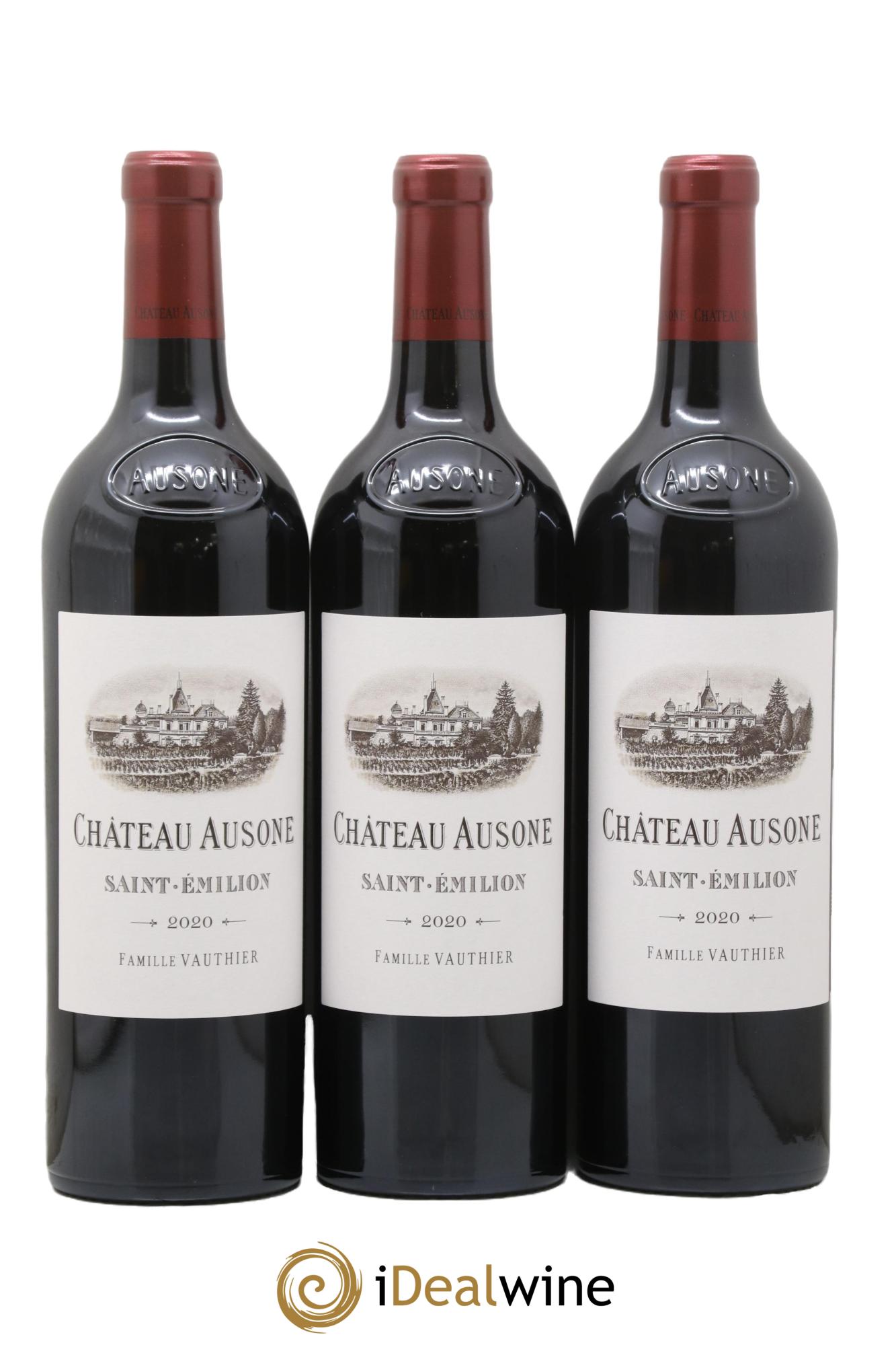 Château Ausone 1er Grand Cru Classé A 2020 - Lot de 3 bouteilles - 0