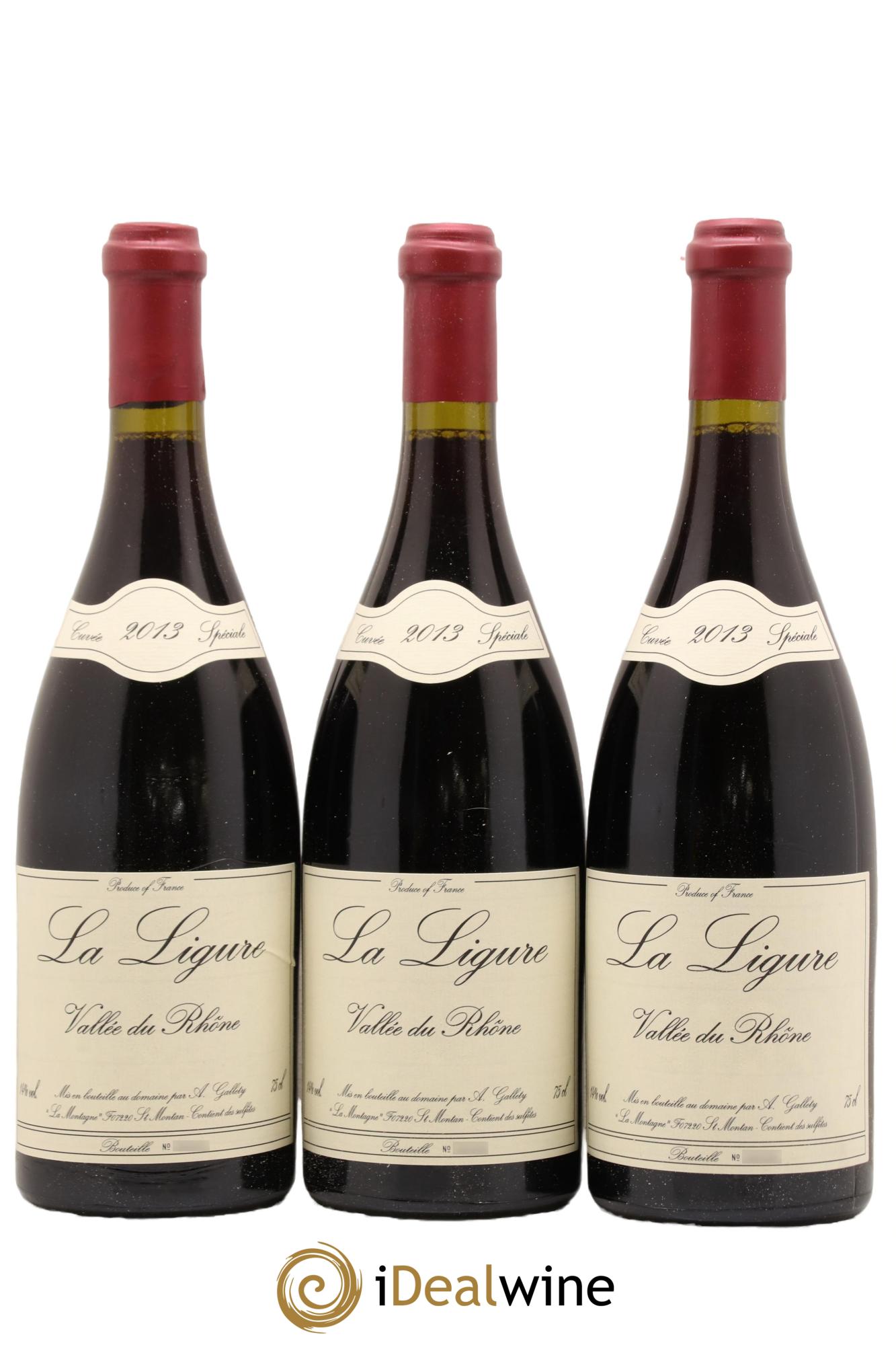 Côtes du Vivarais La Ligure Gallety (Domaine) 2013 - Lot de 6 bouteilles - 1